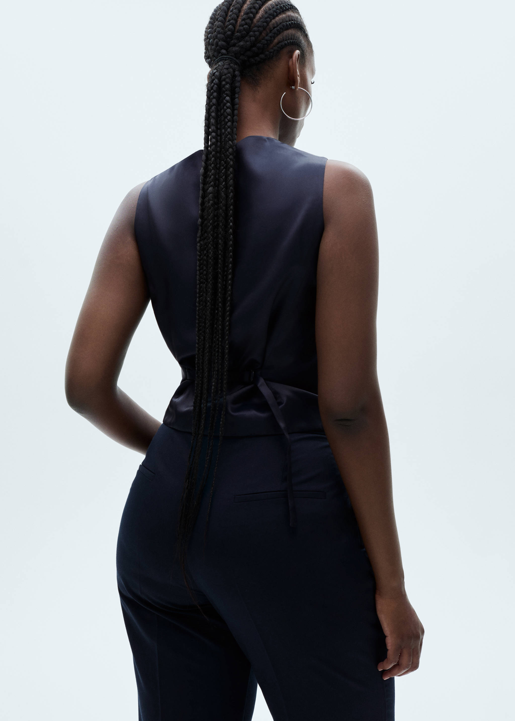 Прямые костюмные брюки - Деталь изделия 4