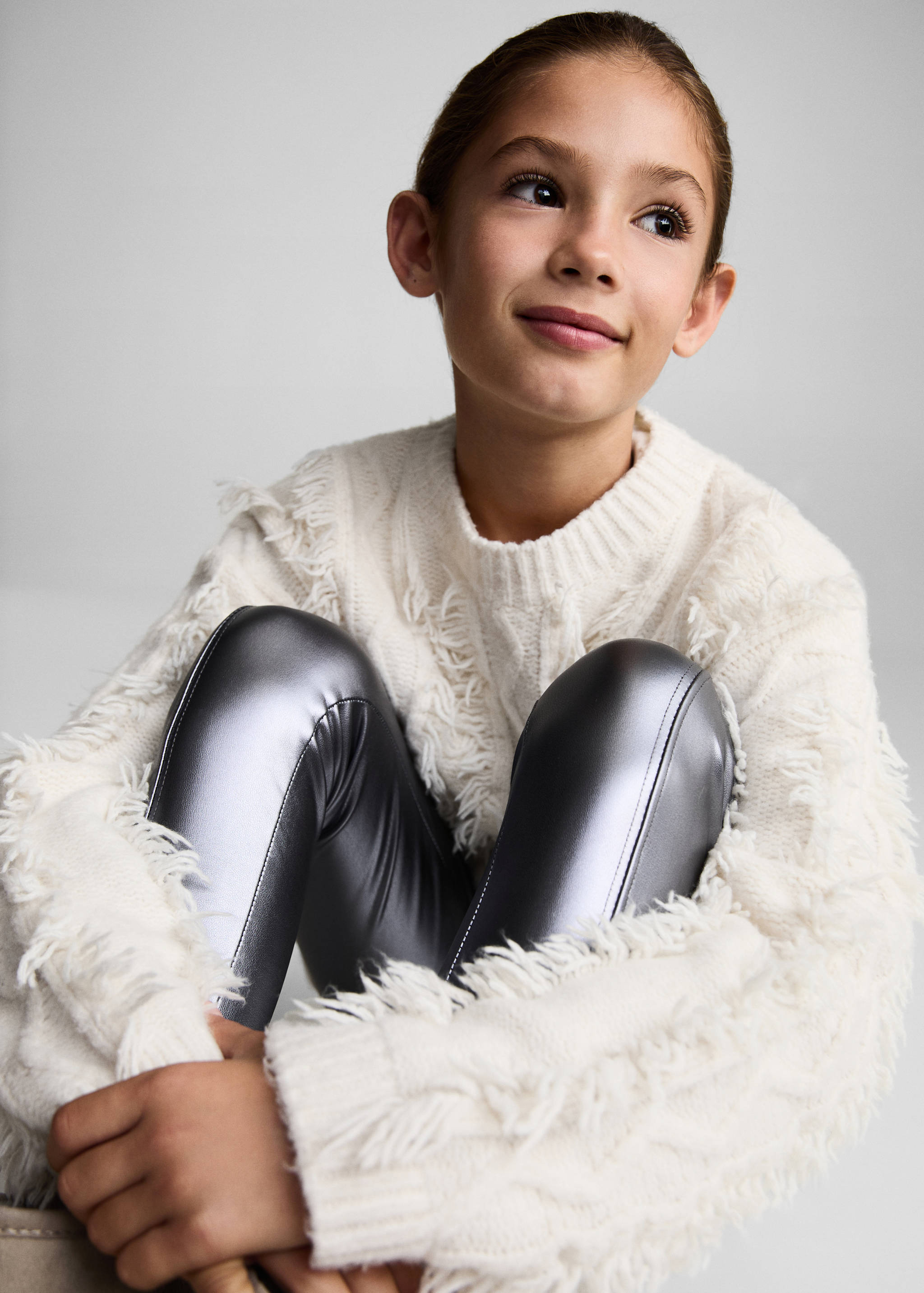 Pantalon droit métallisé - Détail de l'article 2