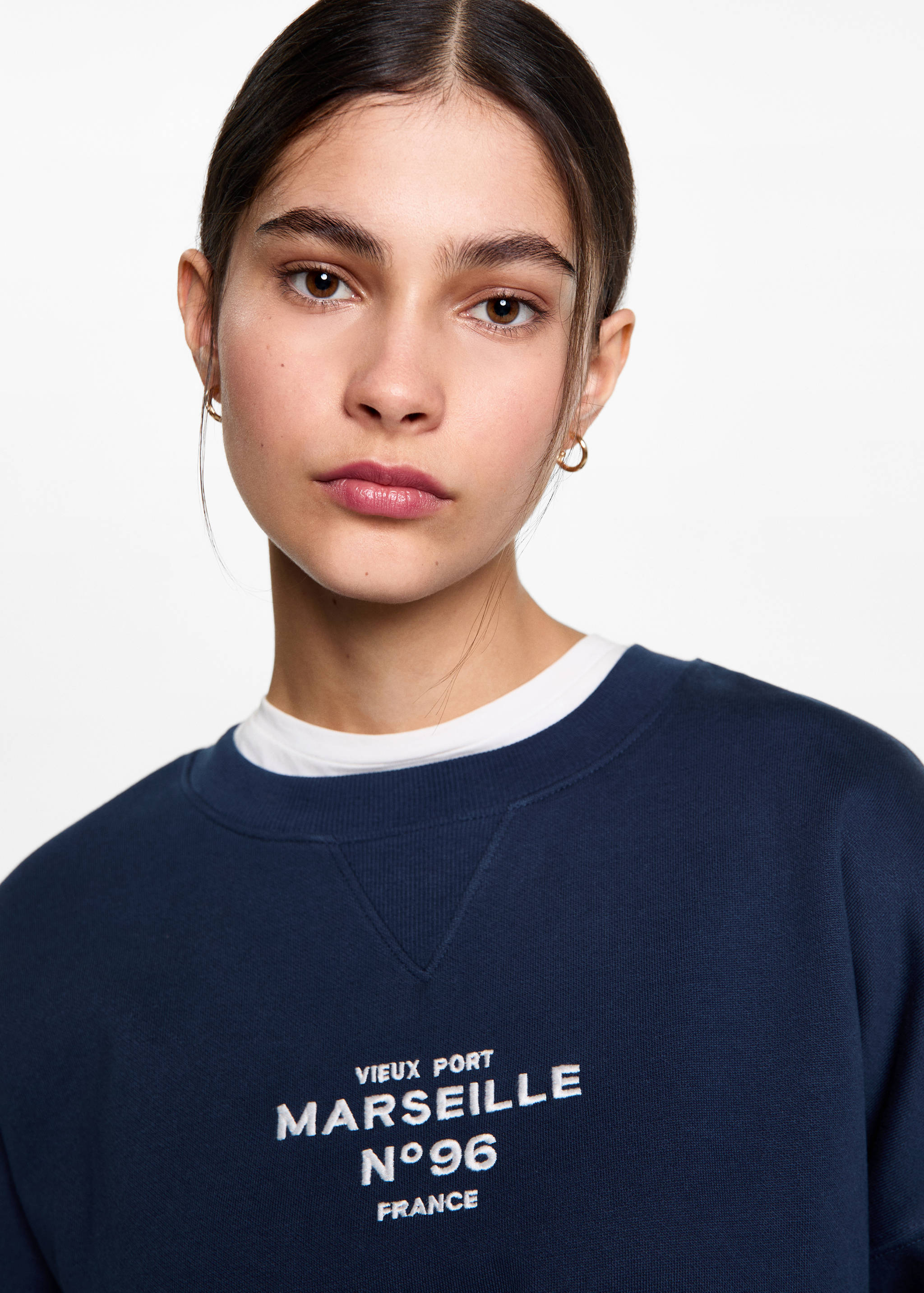 Sudadera algodón estampada - Detalle del artículo 1