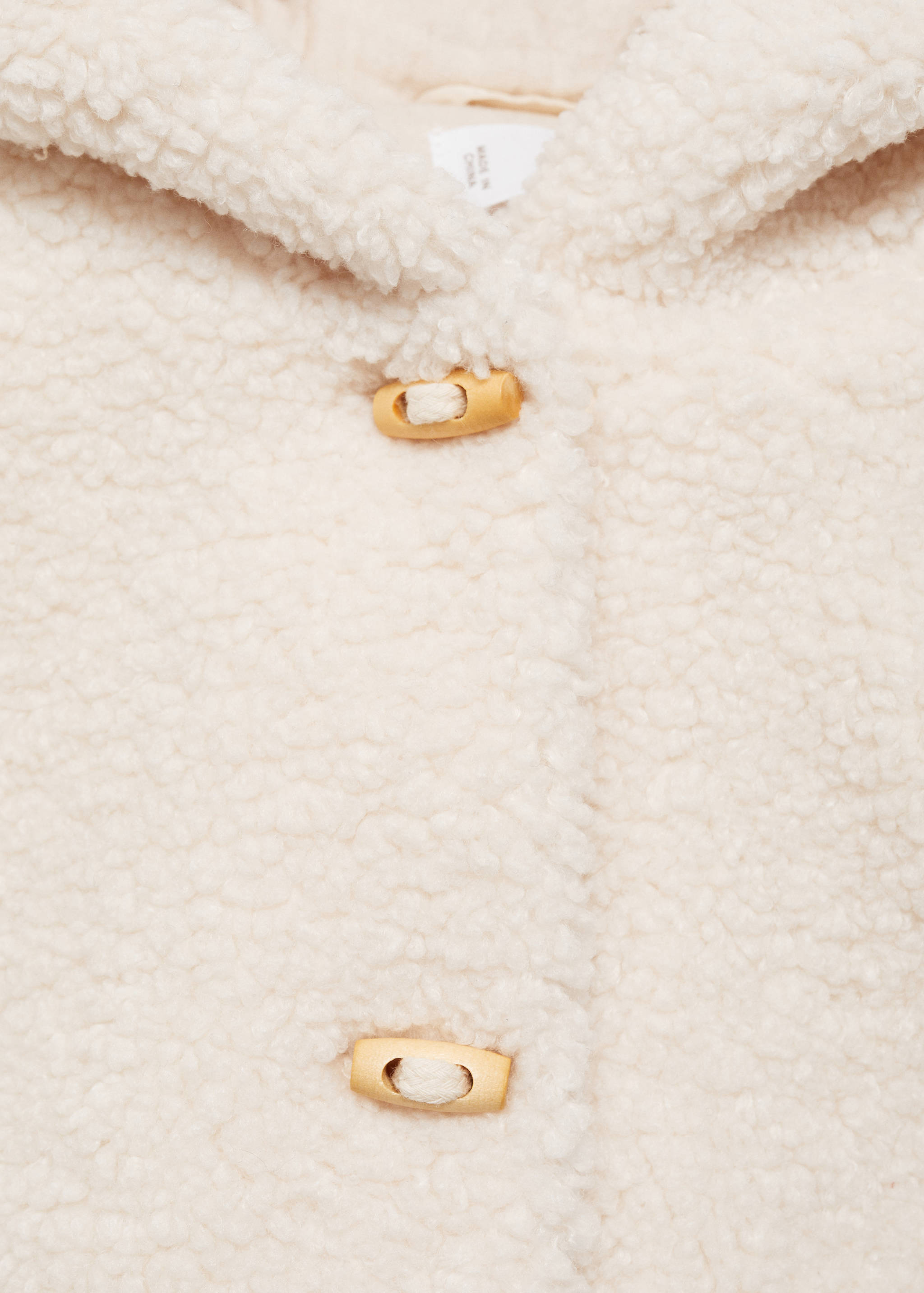 Шуба из искусственной овчины с капюшоном - Деталь изделия 8