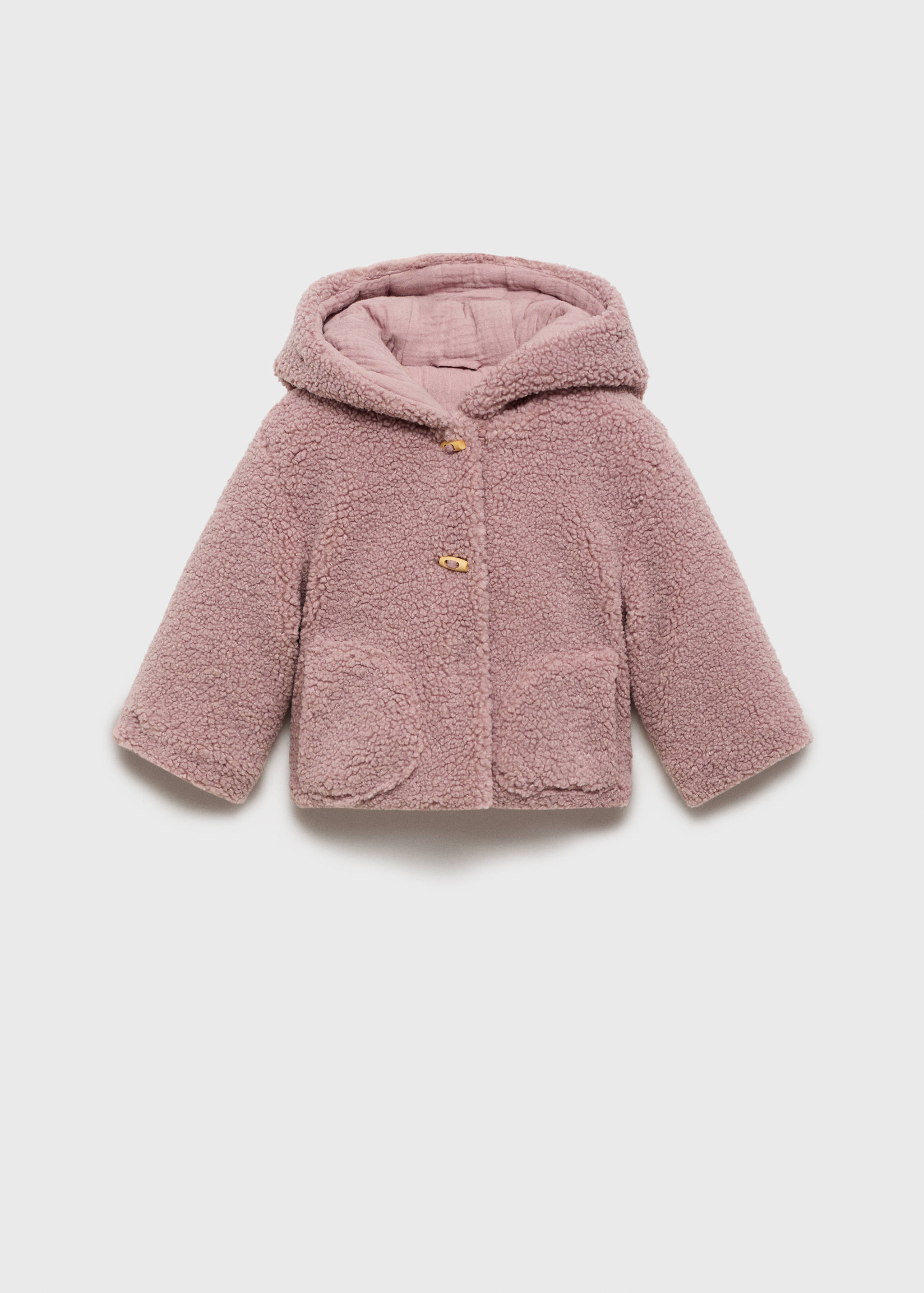 Abrigo borreguito capucha - Artículo sin modelo