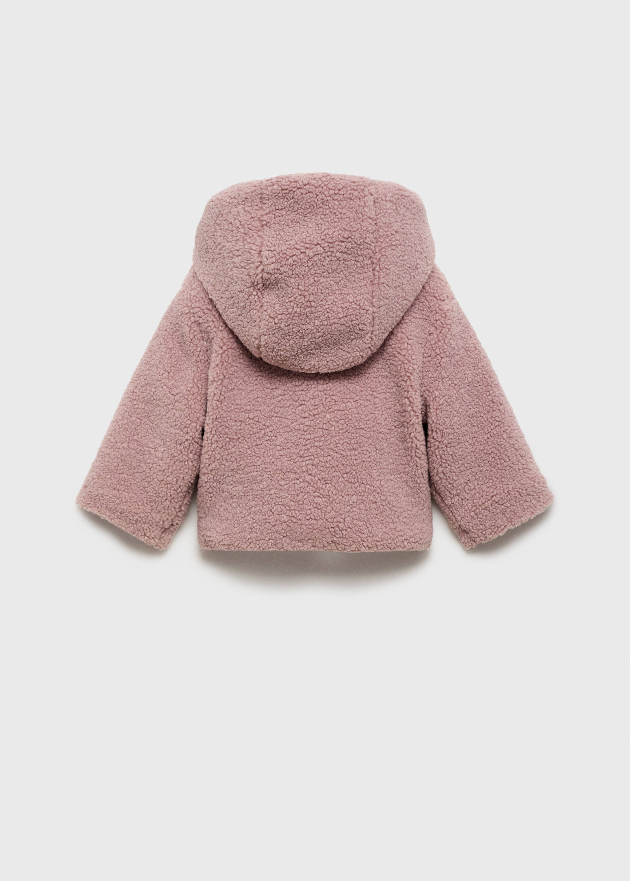 Abrigo borreguito capucha - Reverso del artículo