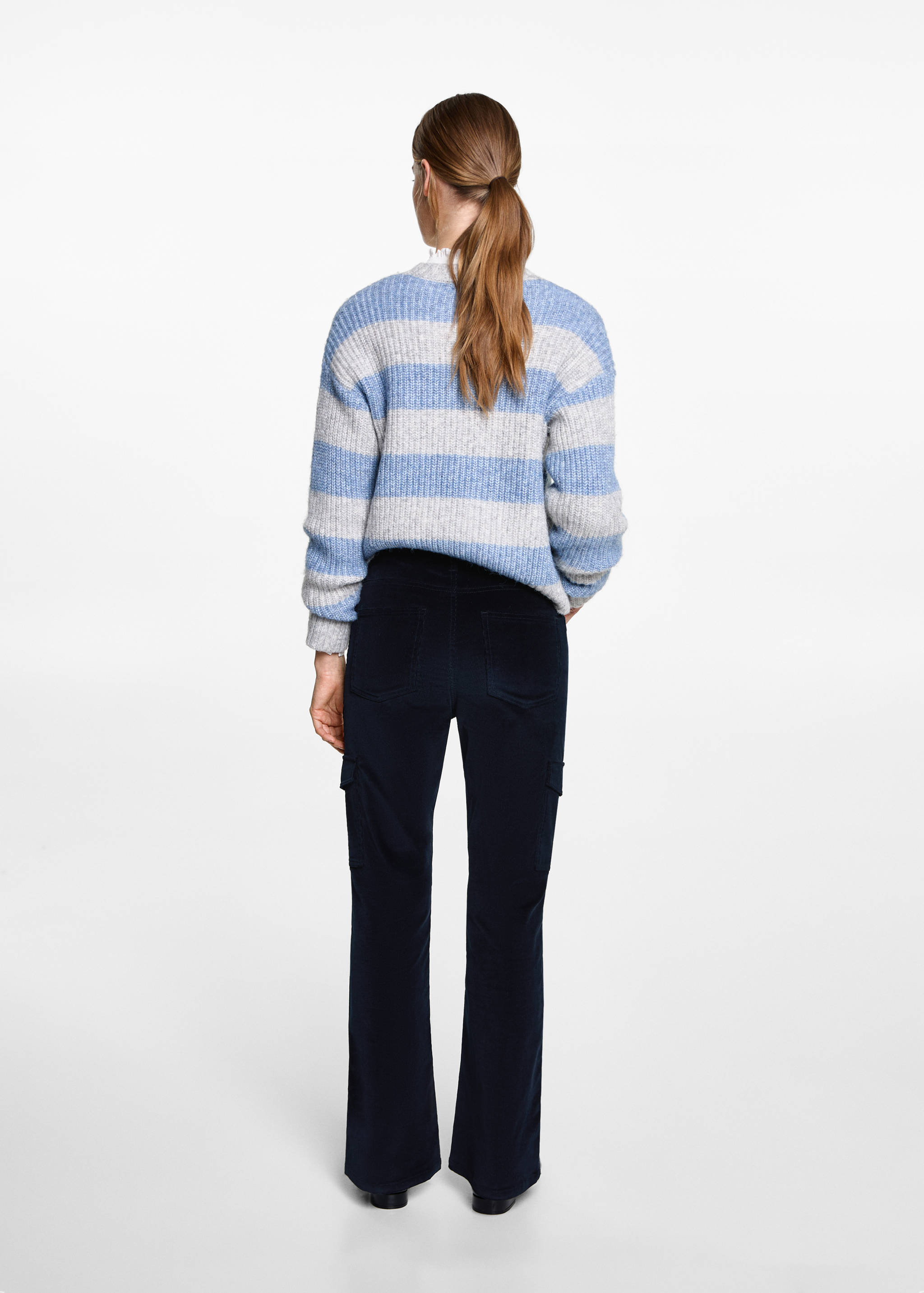 Pantalon velours milleraies poches - Verso de l’article