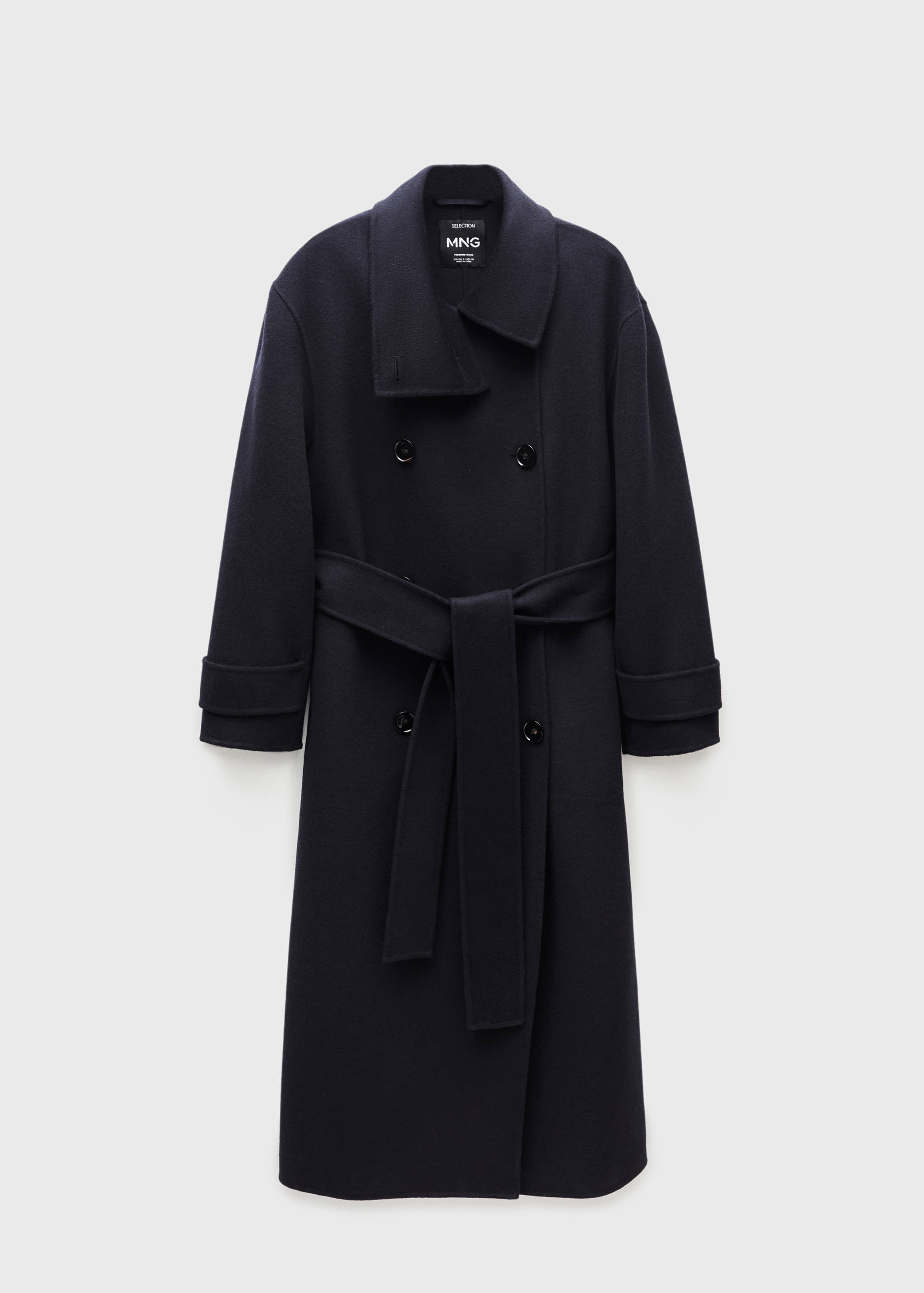 Double-breasted wool coat - Article without model