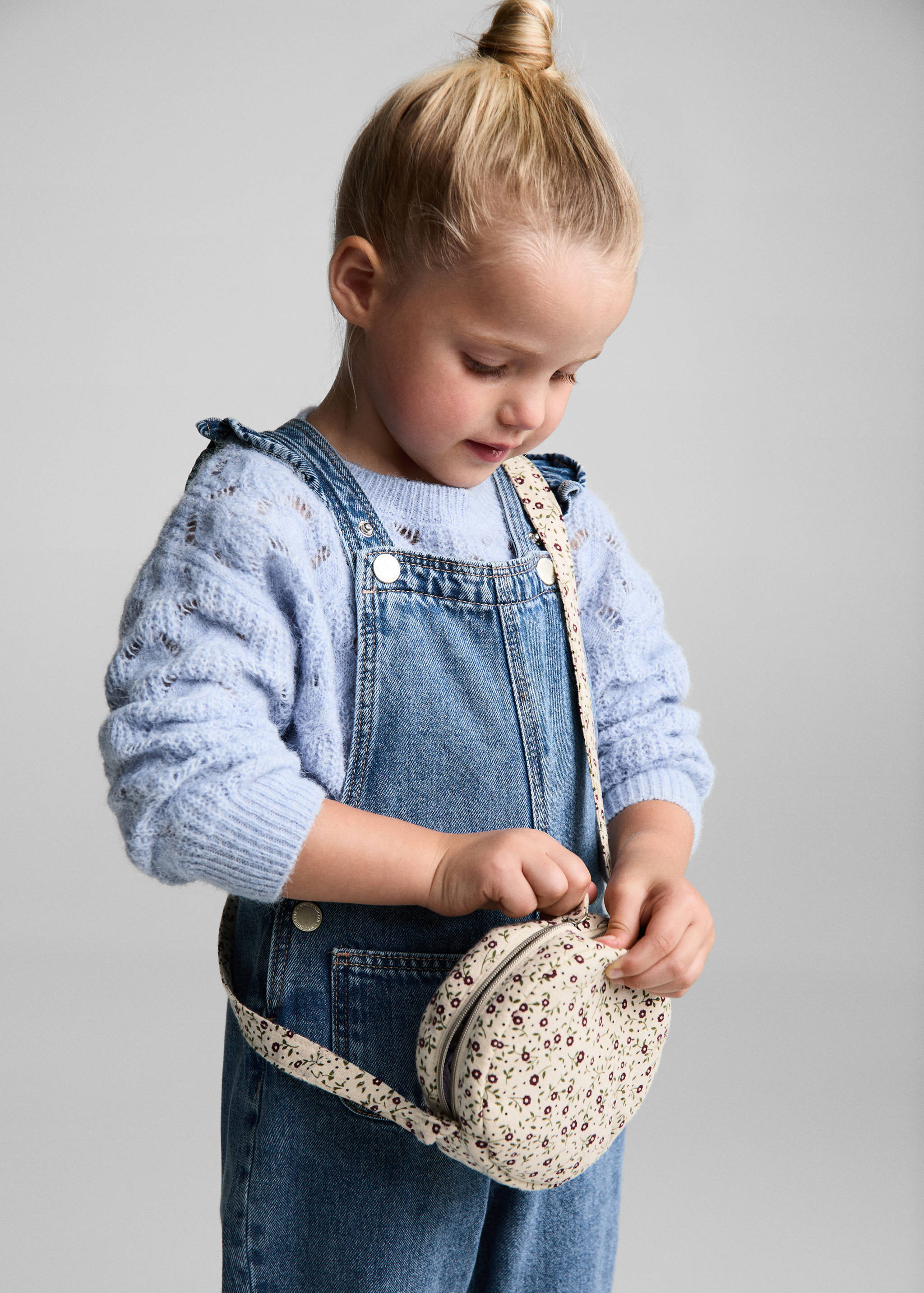 Floral print bag - General plane