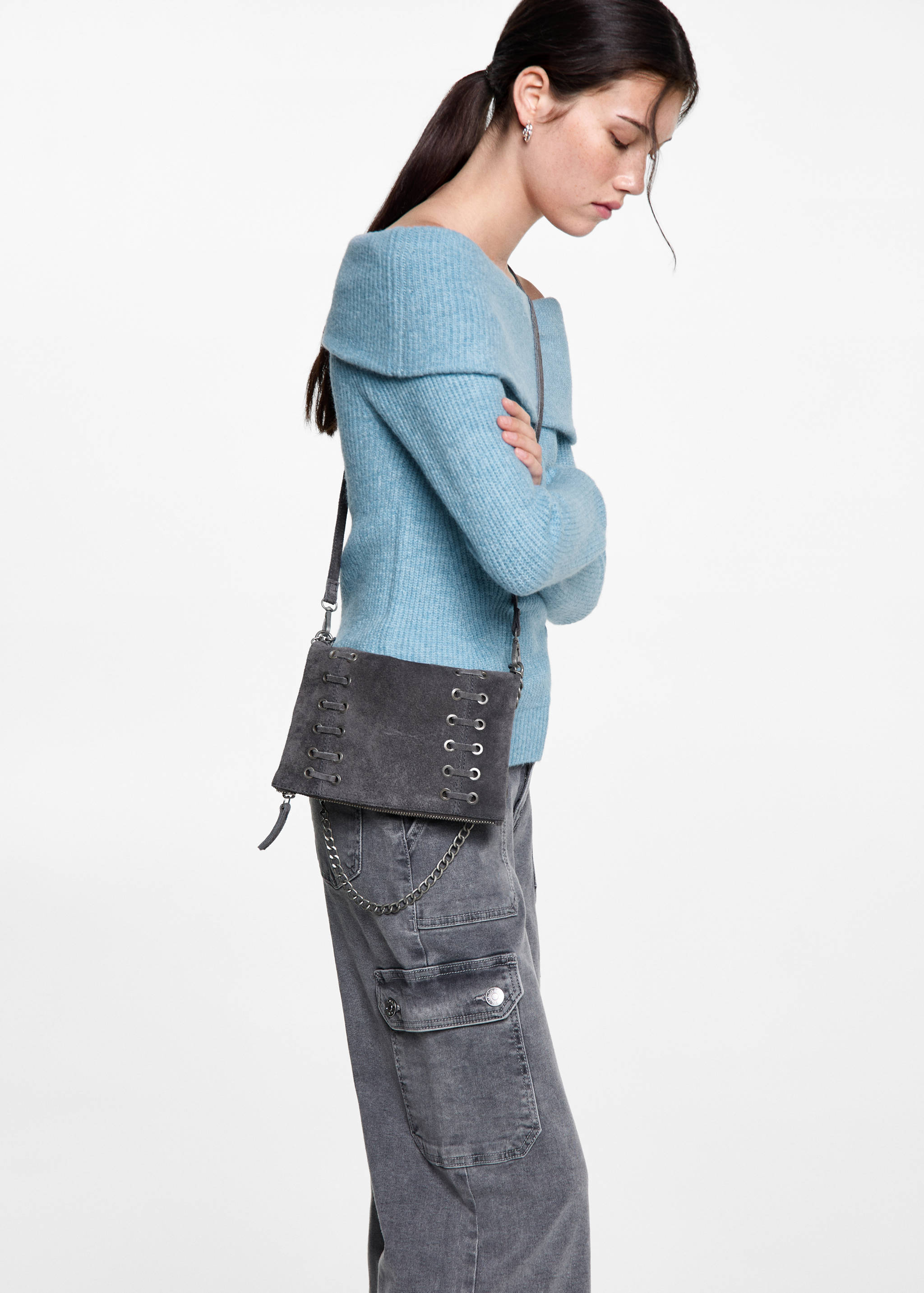 Jersey punto hombros descubiertos - Detalle del artículo 2