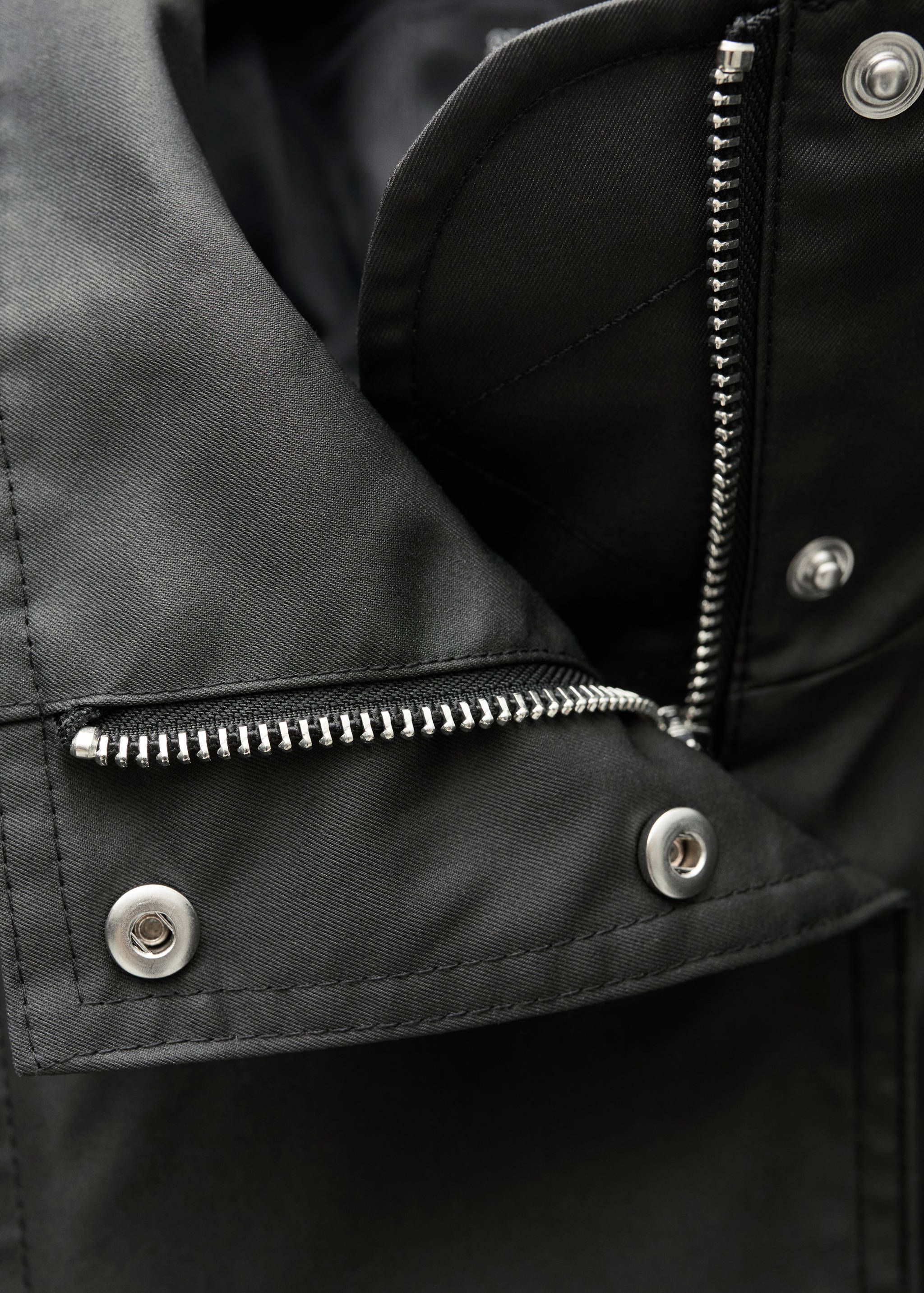 Oversized button-down parka - Détail de l'article 8