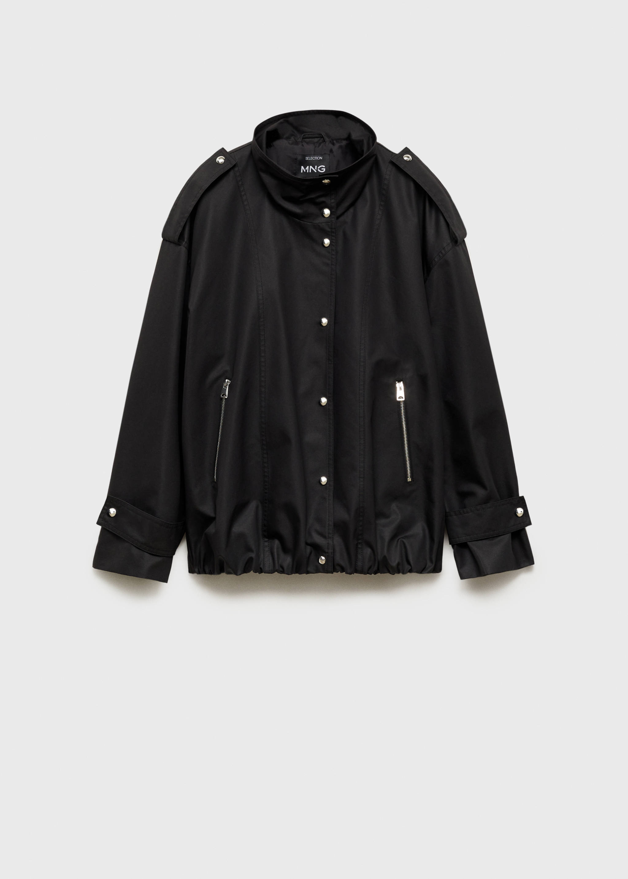 Oversized button-down barn jacket - Article without model