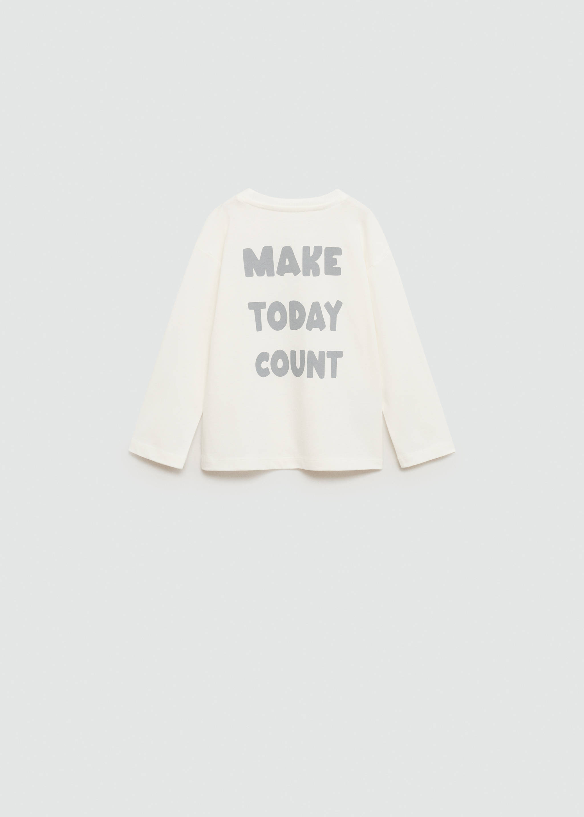 Printed long sleeve t-shirt - Reverse of the article