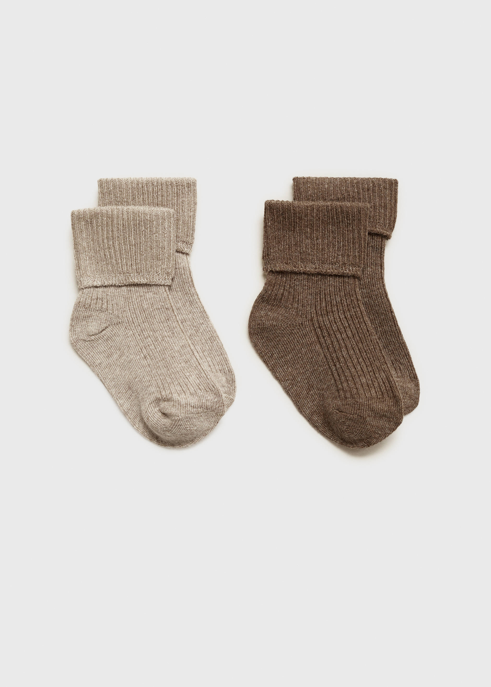 2 pack plain socks - Article without model