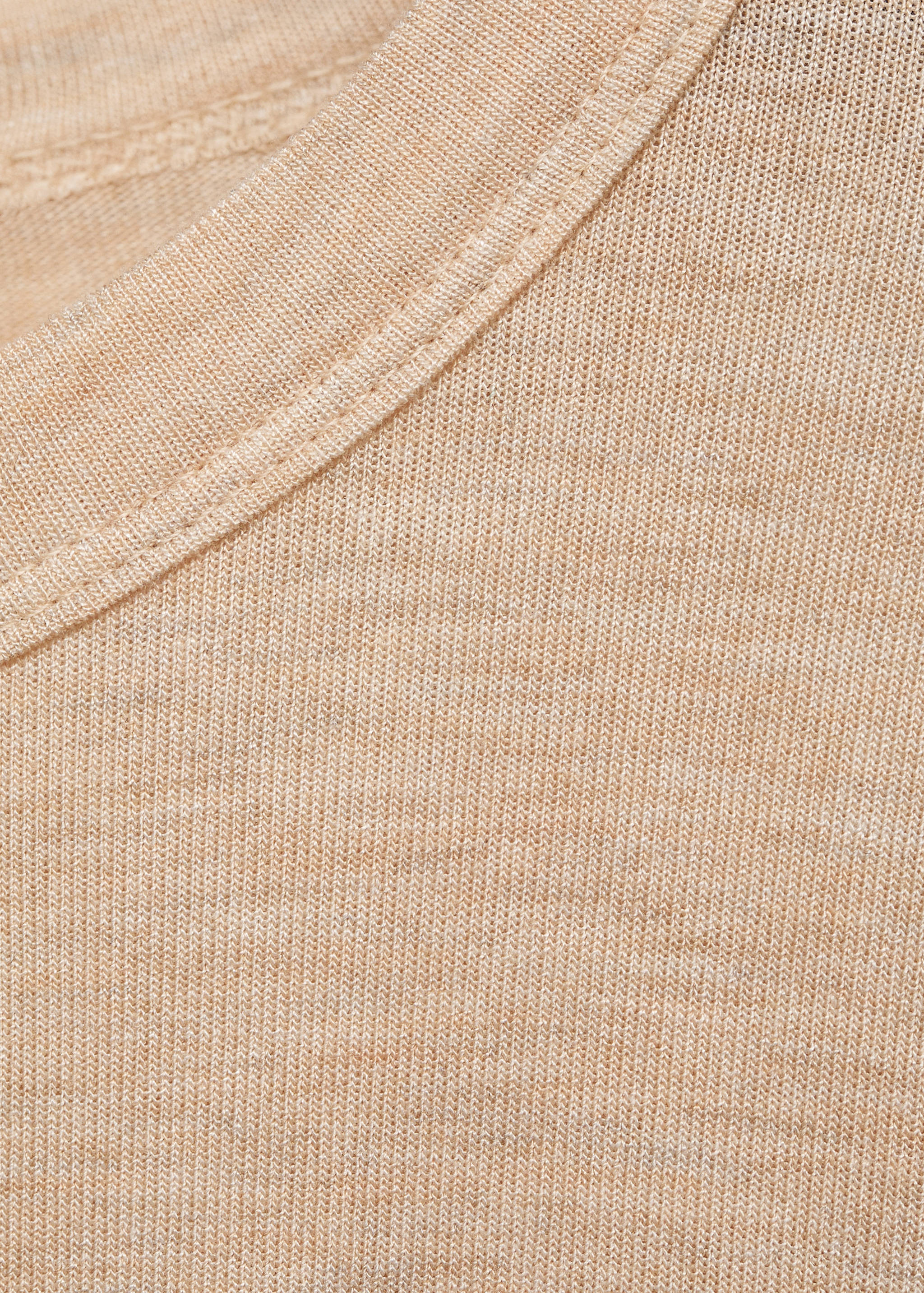 长袖荷叶边T恤 - null