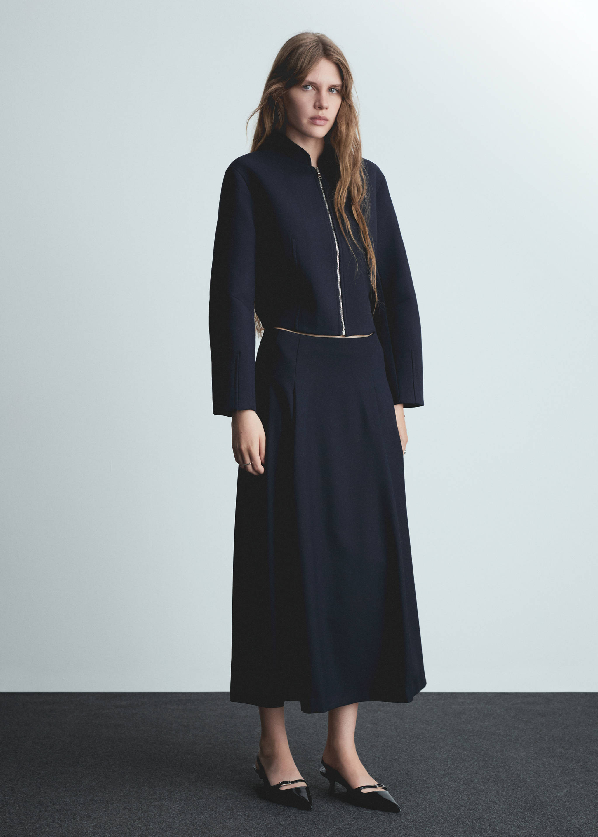 Chaqueta bomber cremallera - Plano general