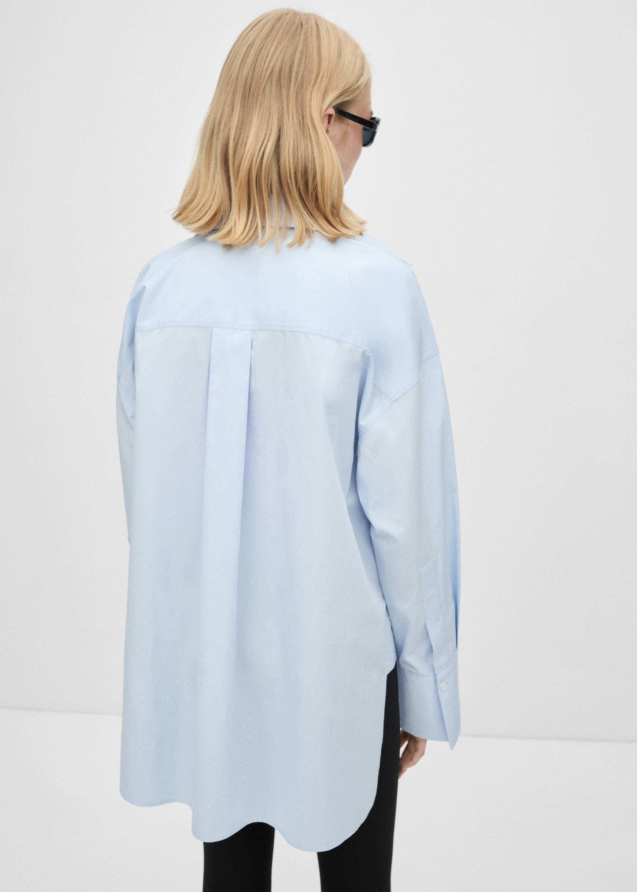 Blouse oversize à nœud - Verso de l’article