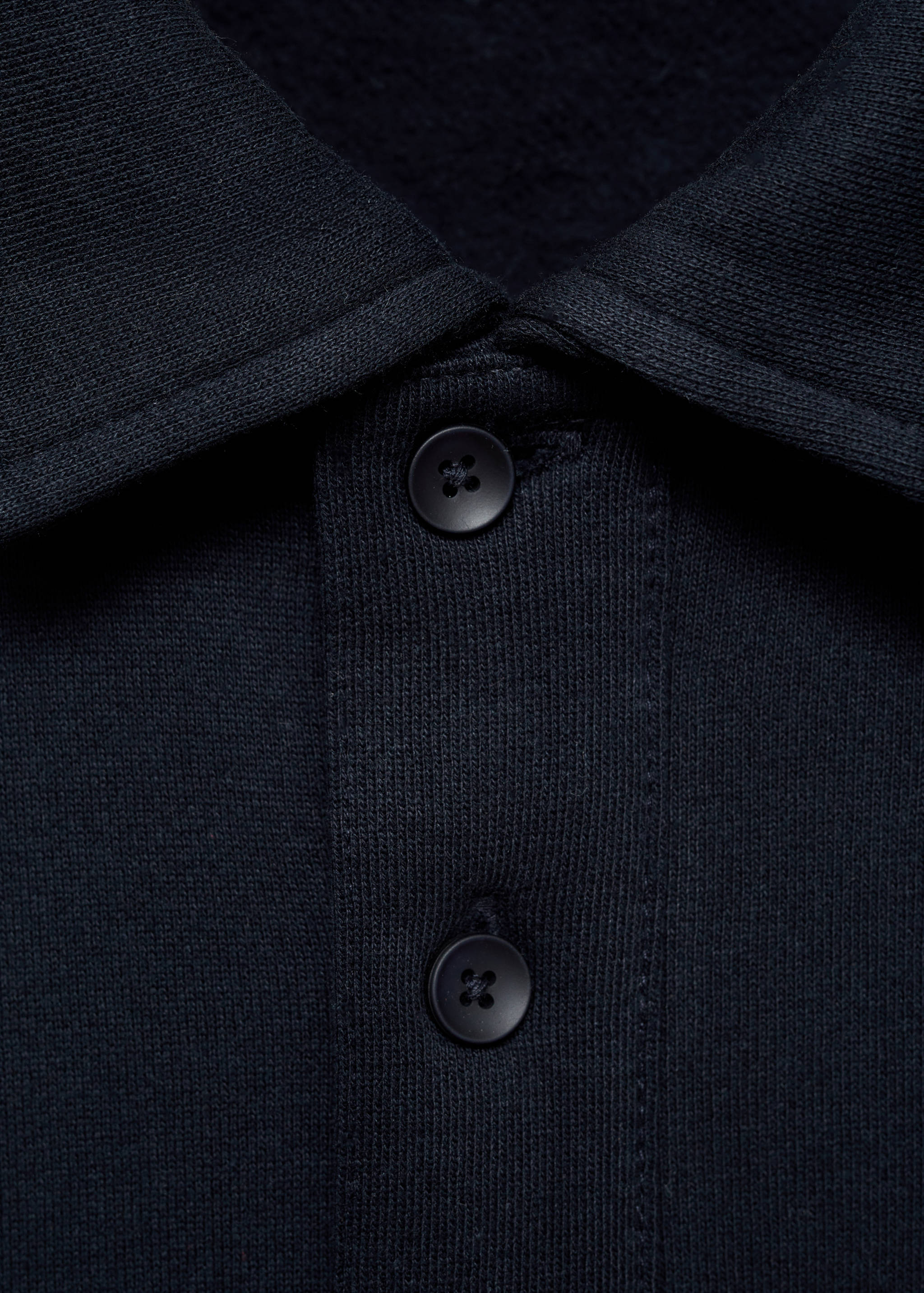 Sweat-shirt polo coton mélangé - Détail de l'article 8