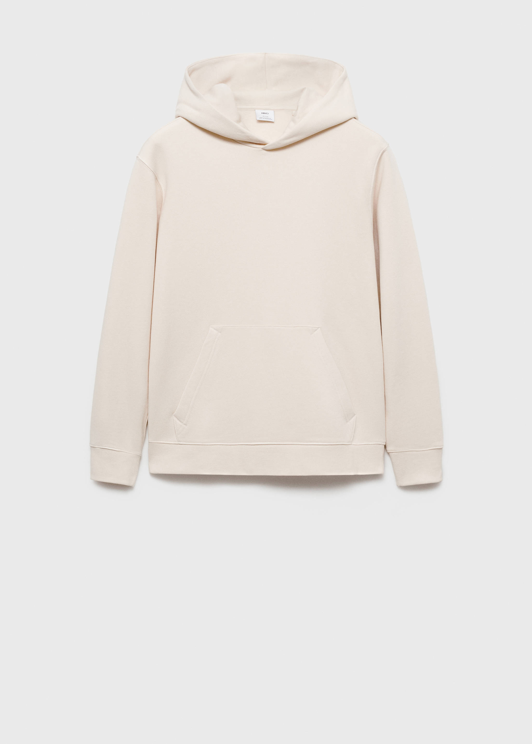 Свитшот кенгуру из хлопка с капюшоном - Изделие без модели