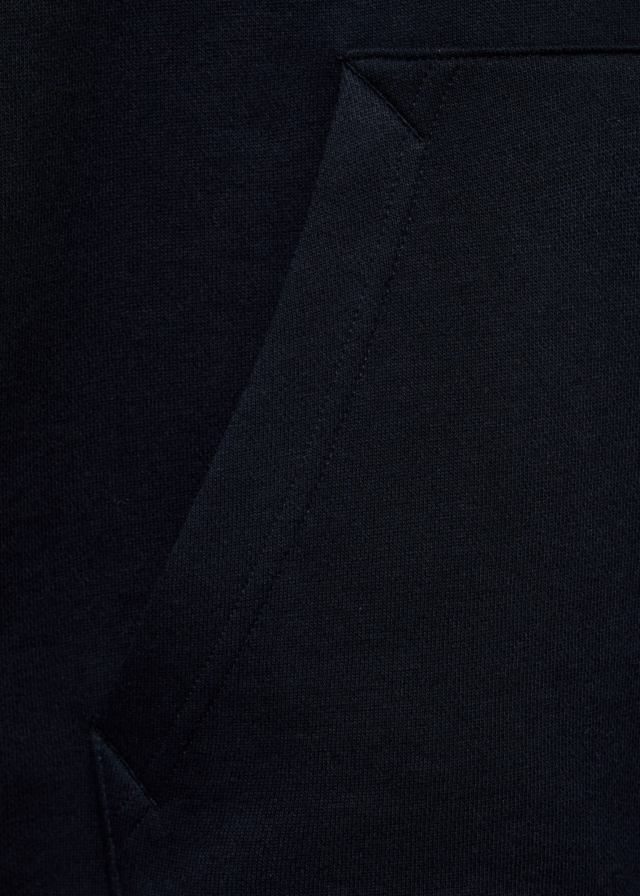 Свитшот кенгуру из хлопка с капюшоном - Деталь изделия 0