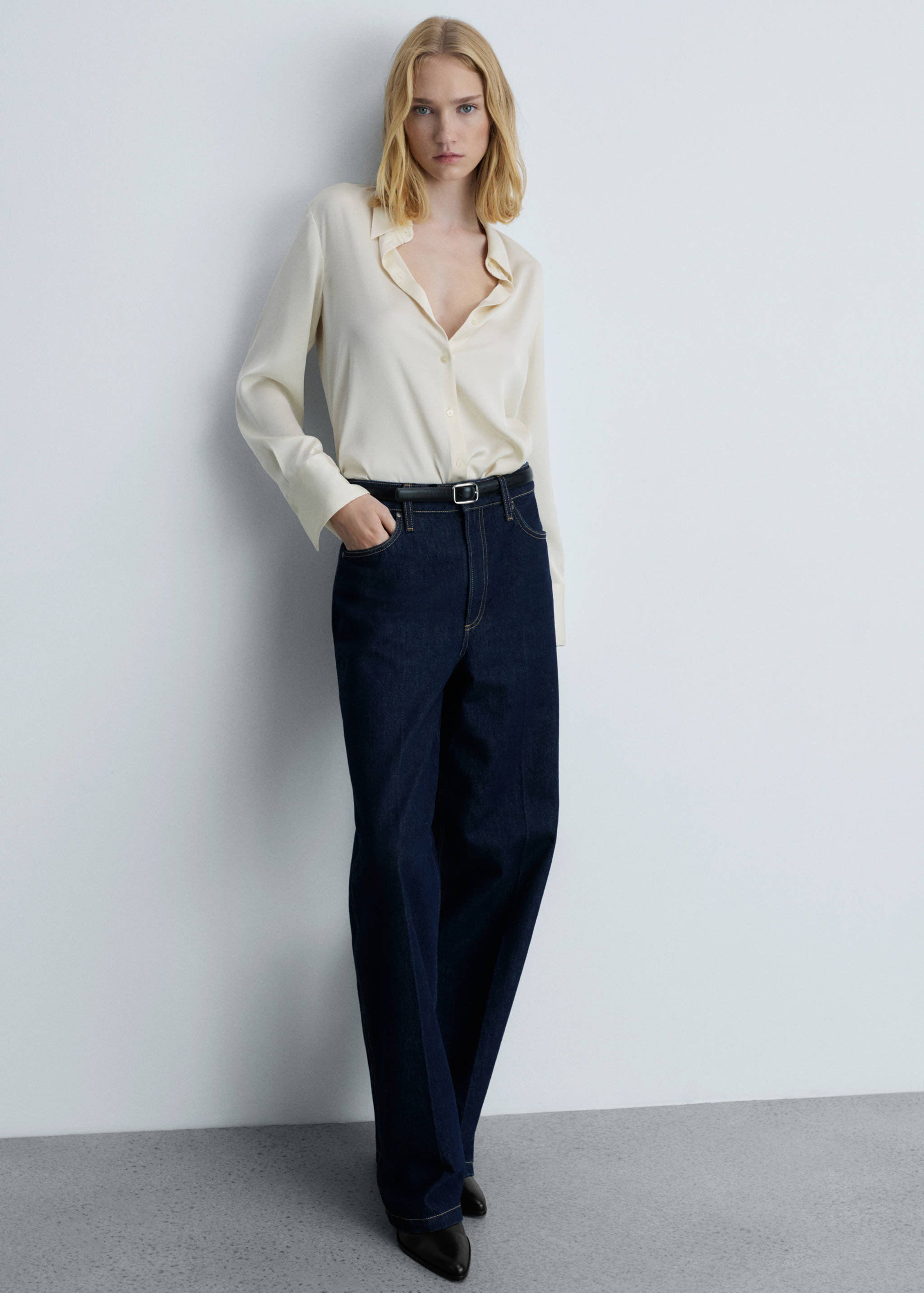 Bottine bout en cuir - Plan général