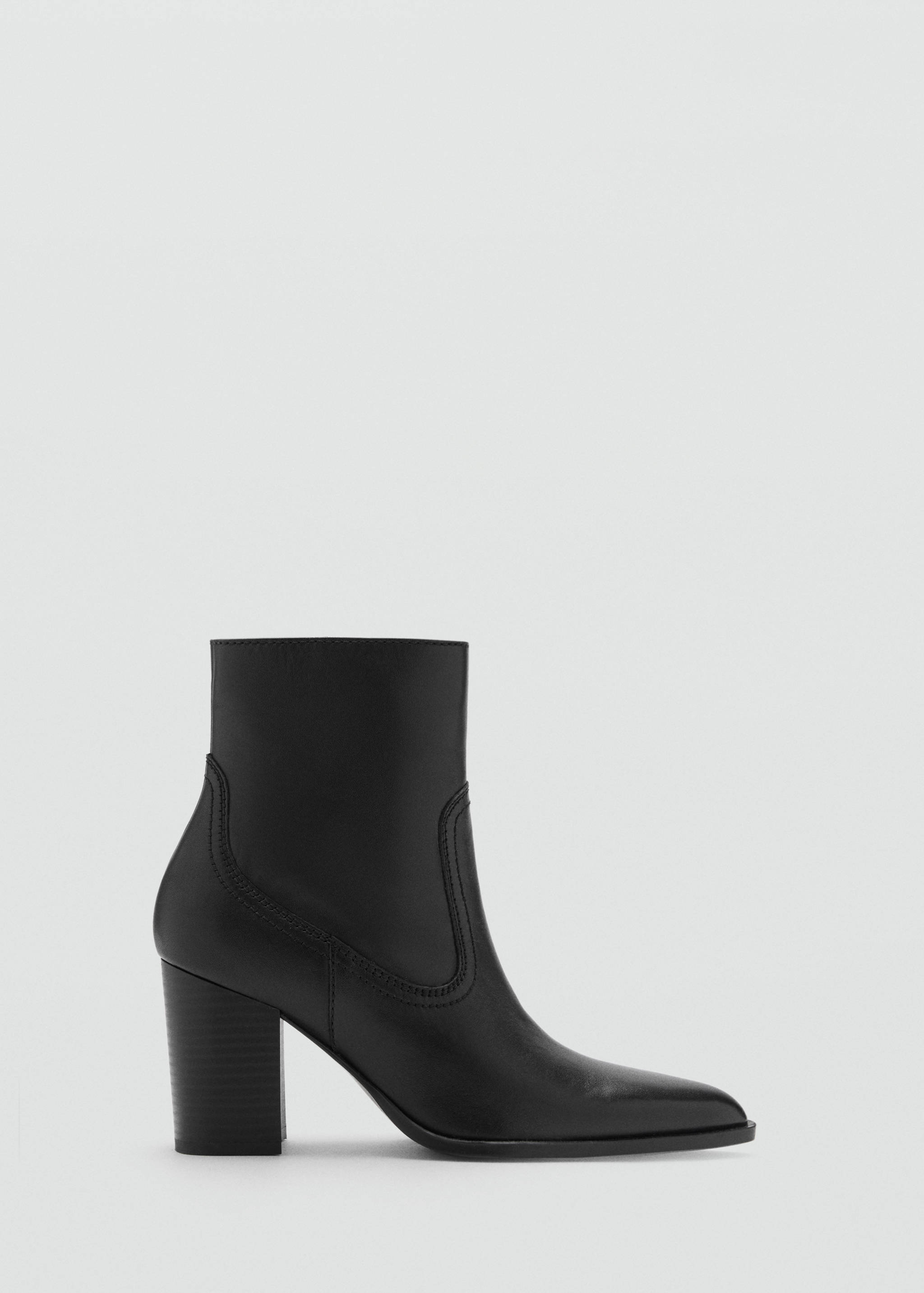Spitze Ankle Boots aus Leder - Artikel ohne Model