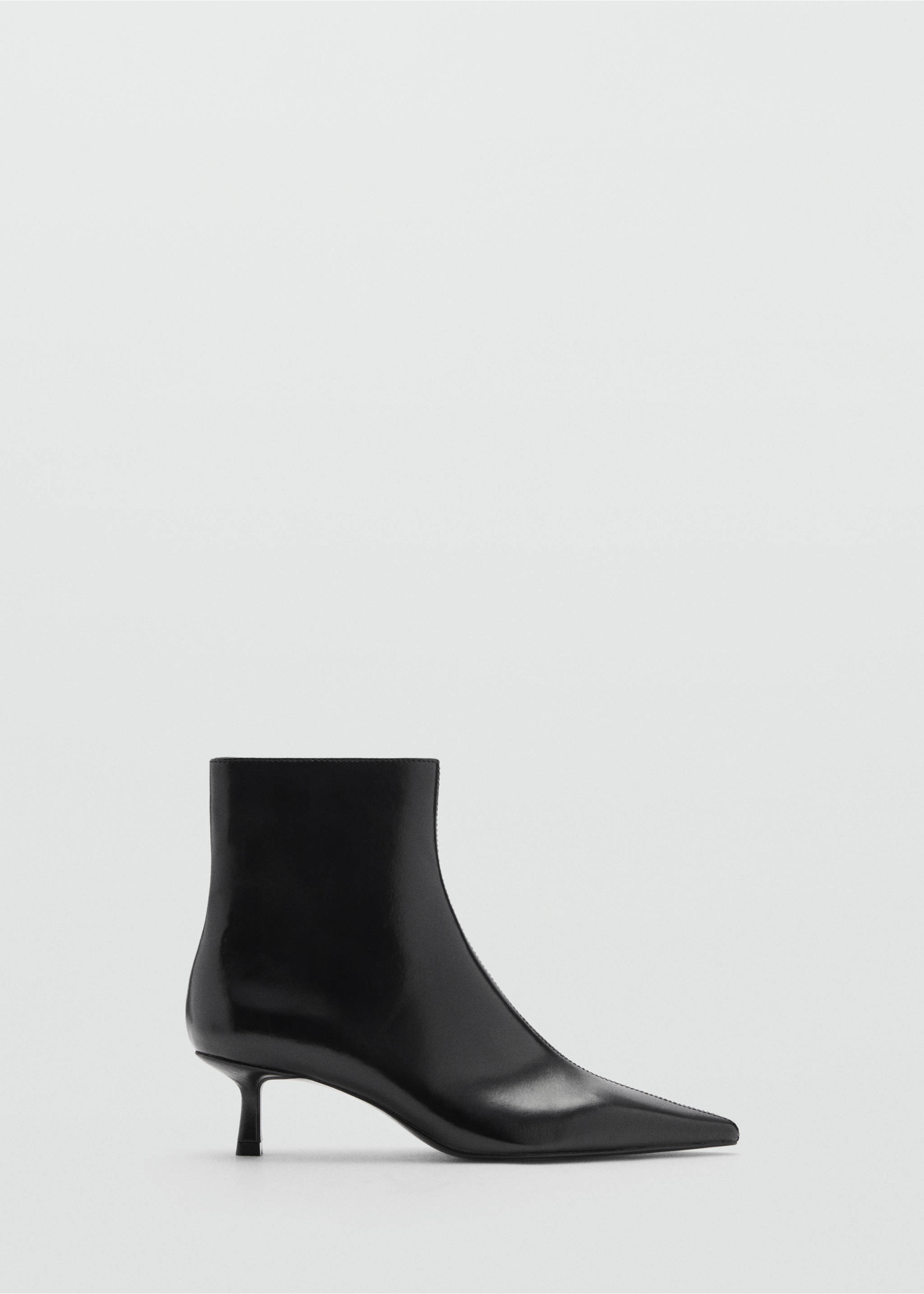 Kitten heel ankle boots - Article without model, Black. Ref: 77027121-00.