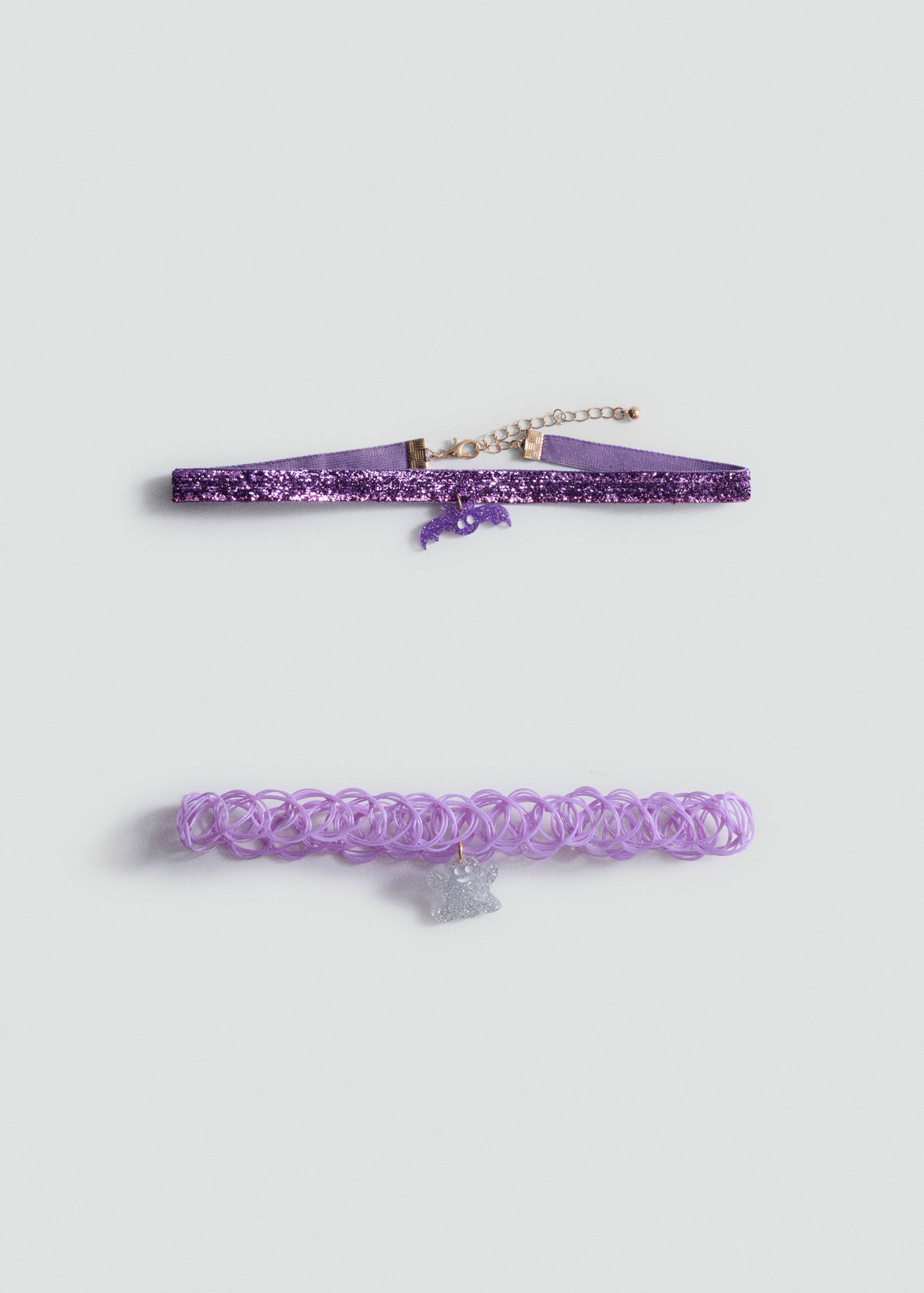 2-pakk chokers Halloween - Artikkel uten modell