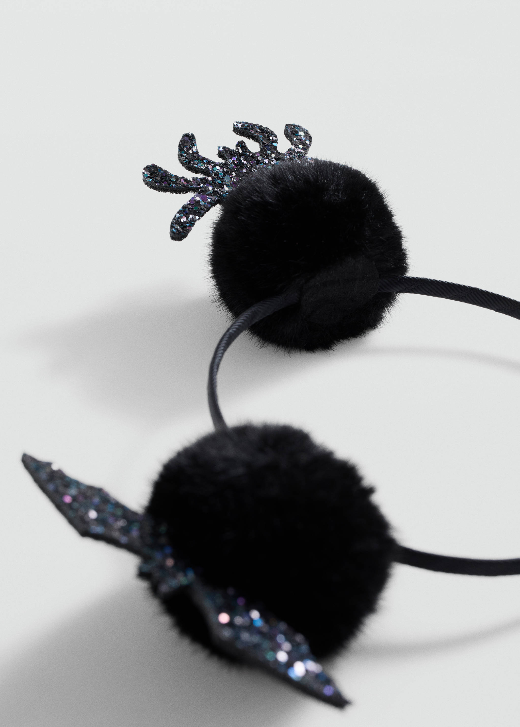 Glitter bat headband - Medium plane