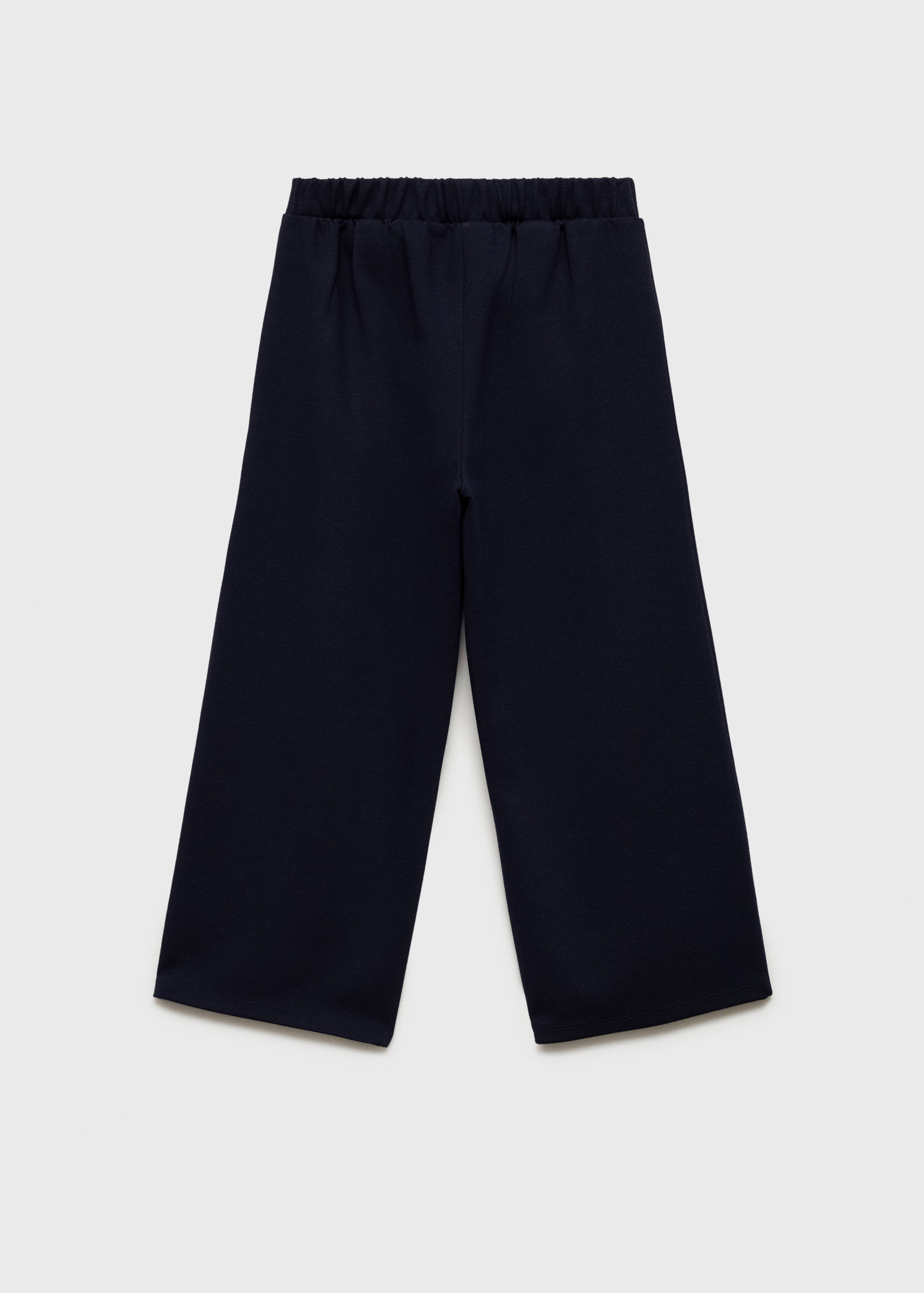Pleated culottes trousers - Reverse of the article