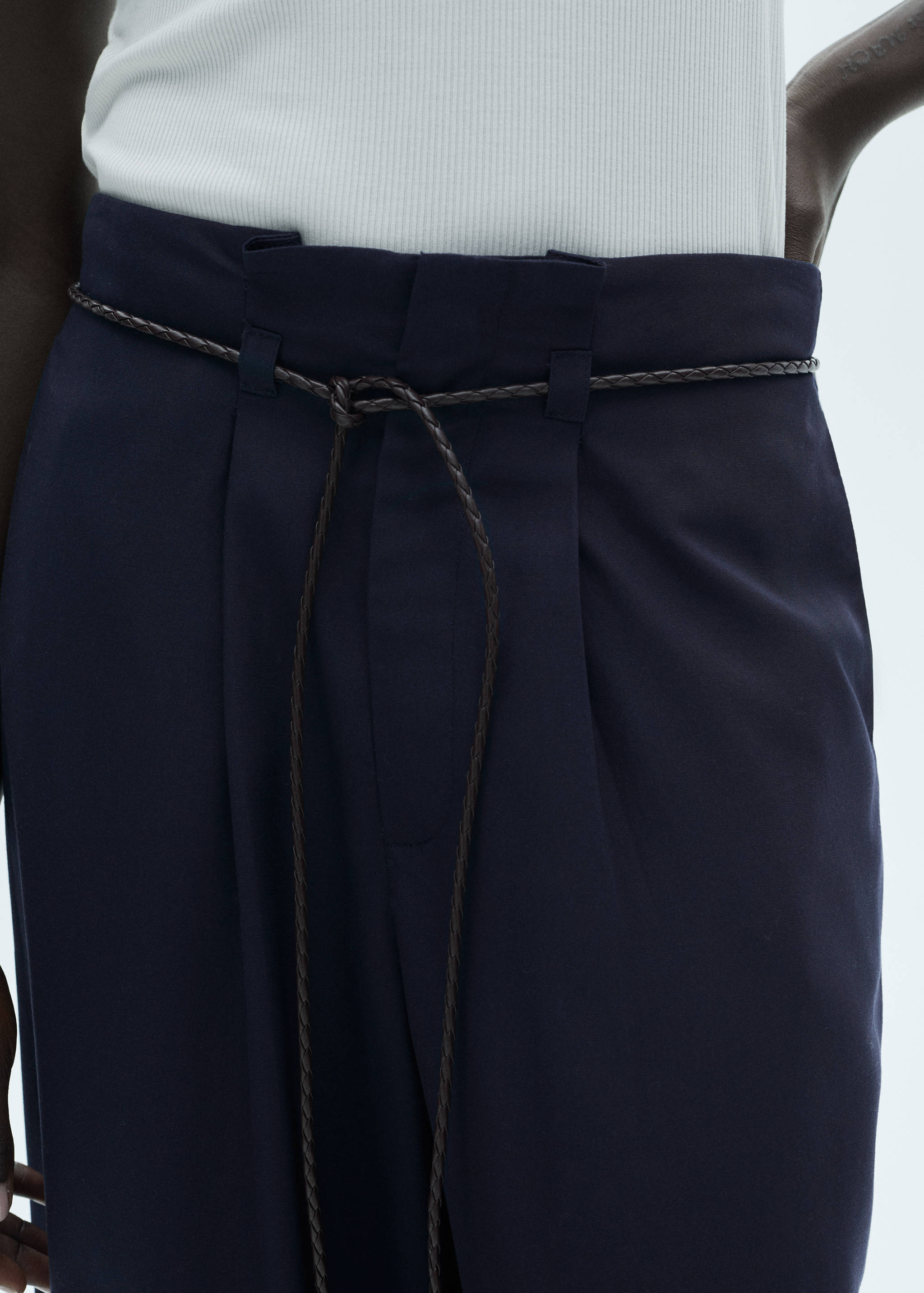 Pantalon Lyocell cordon de serrage - Détail de l'article 1