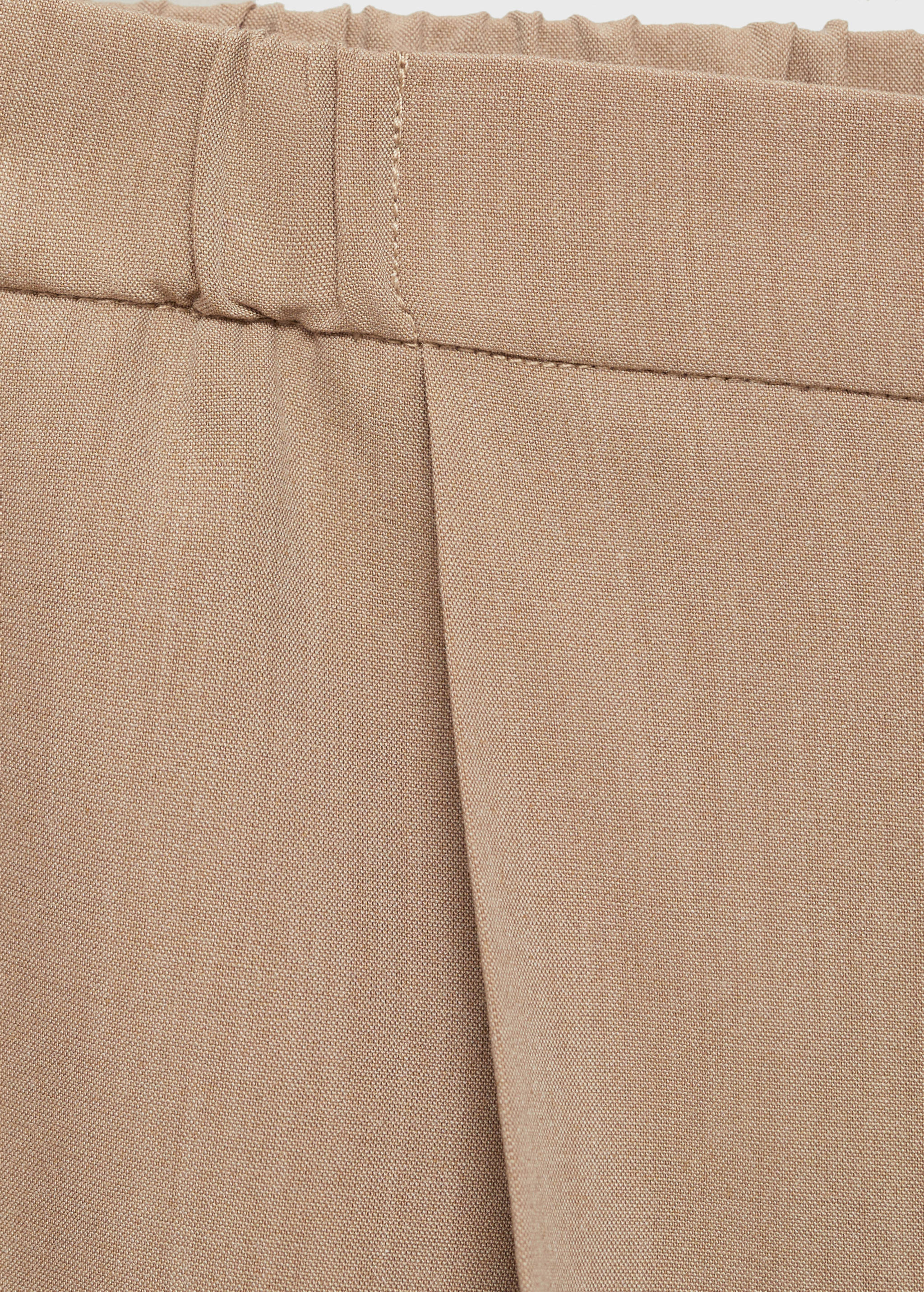 Elastic waist suit pants - Details of the article 8