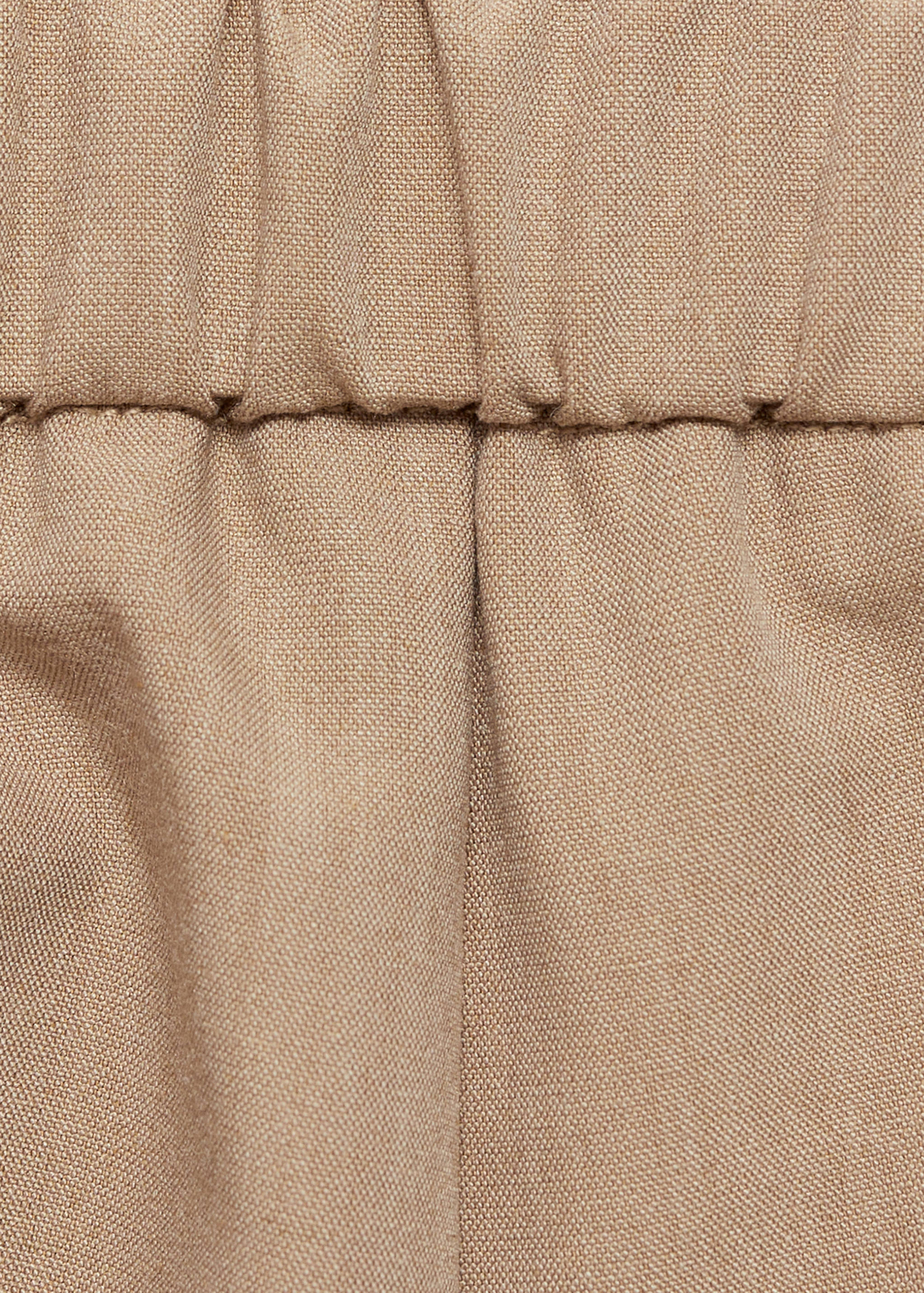 Elastic waist suit pants - Details of the article 0