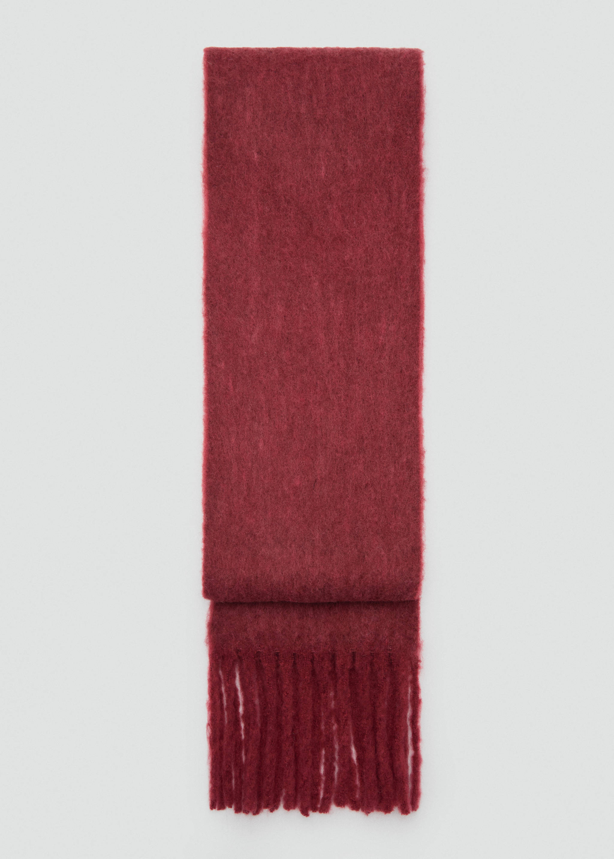 Wool-blend scarf with fringes - Article without model