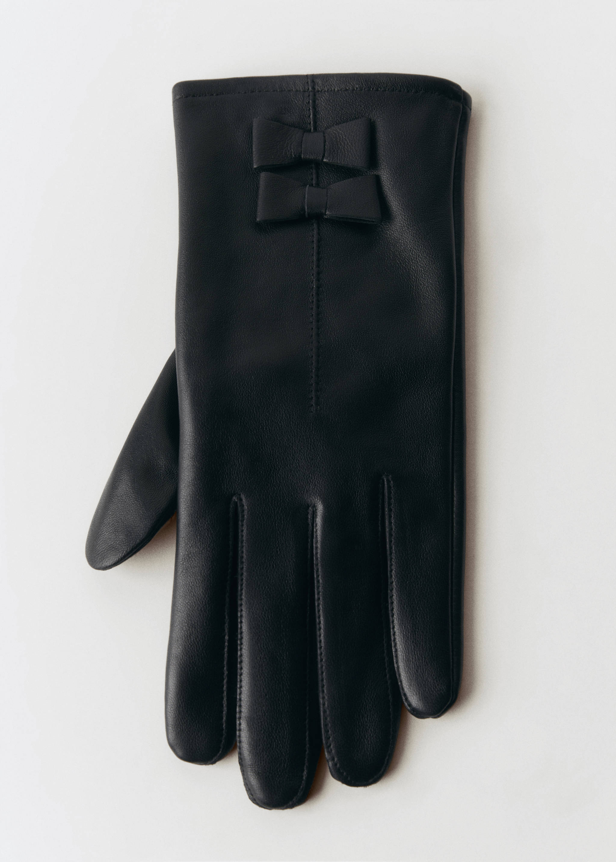 Gants cuir détail nœuds - Détail de l'article 1