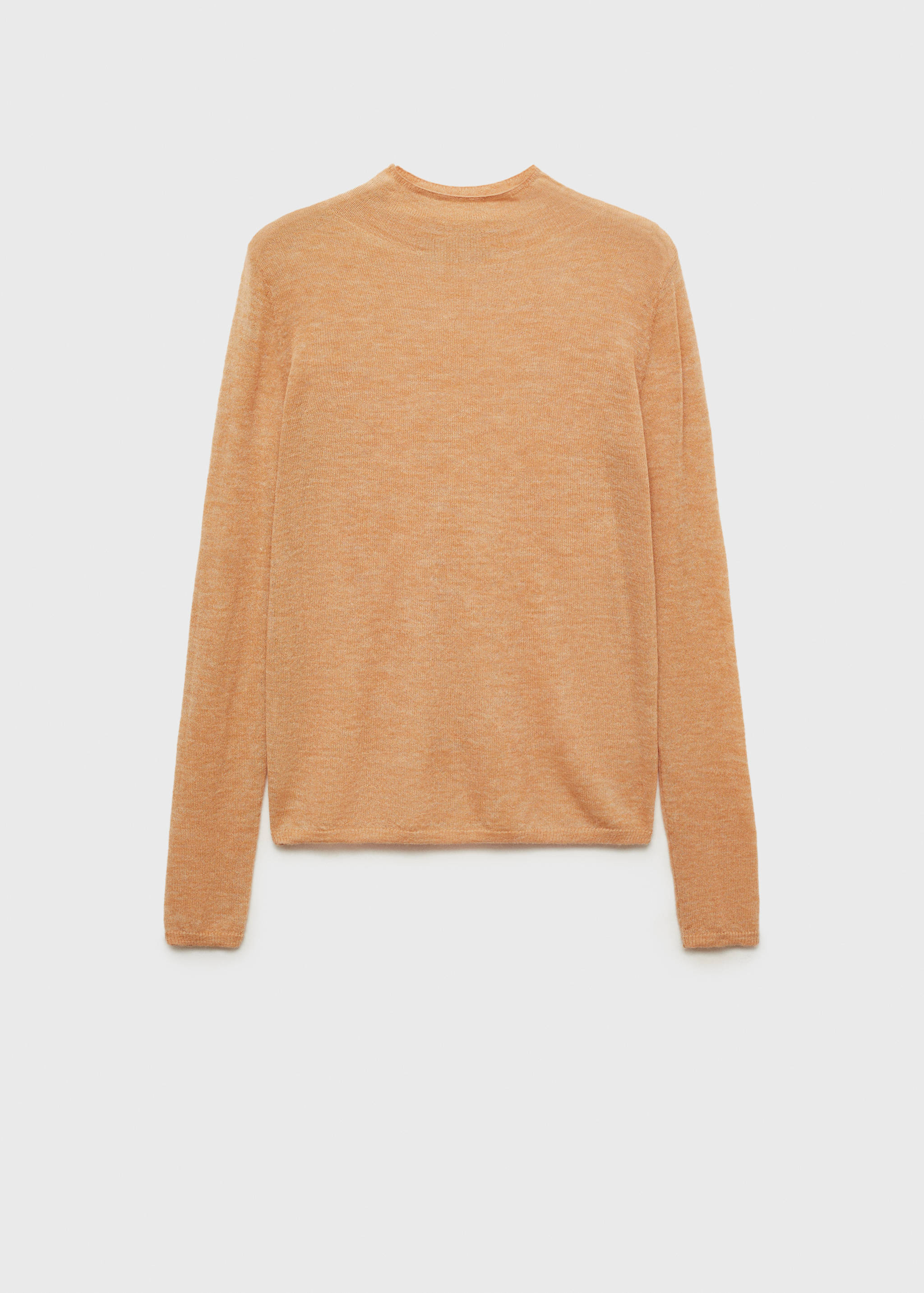 Fine-knit sweater with perkins neck - Article without model