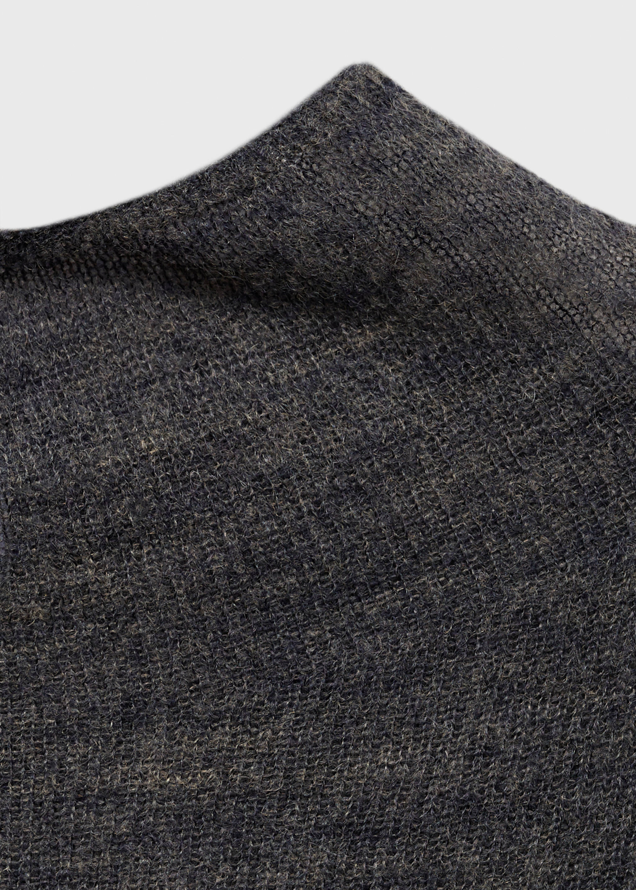 Fine-knit sweater with perkins neck - Details of the article 8