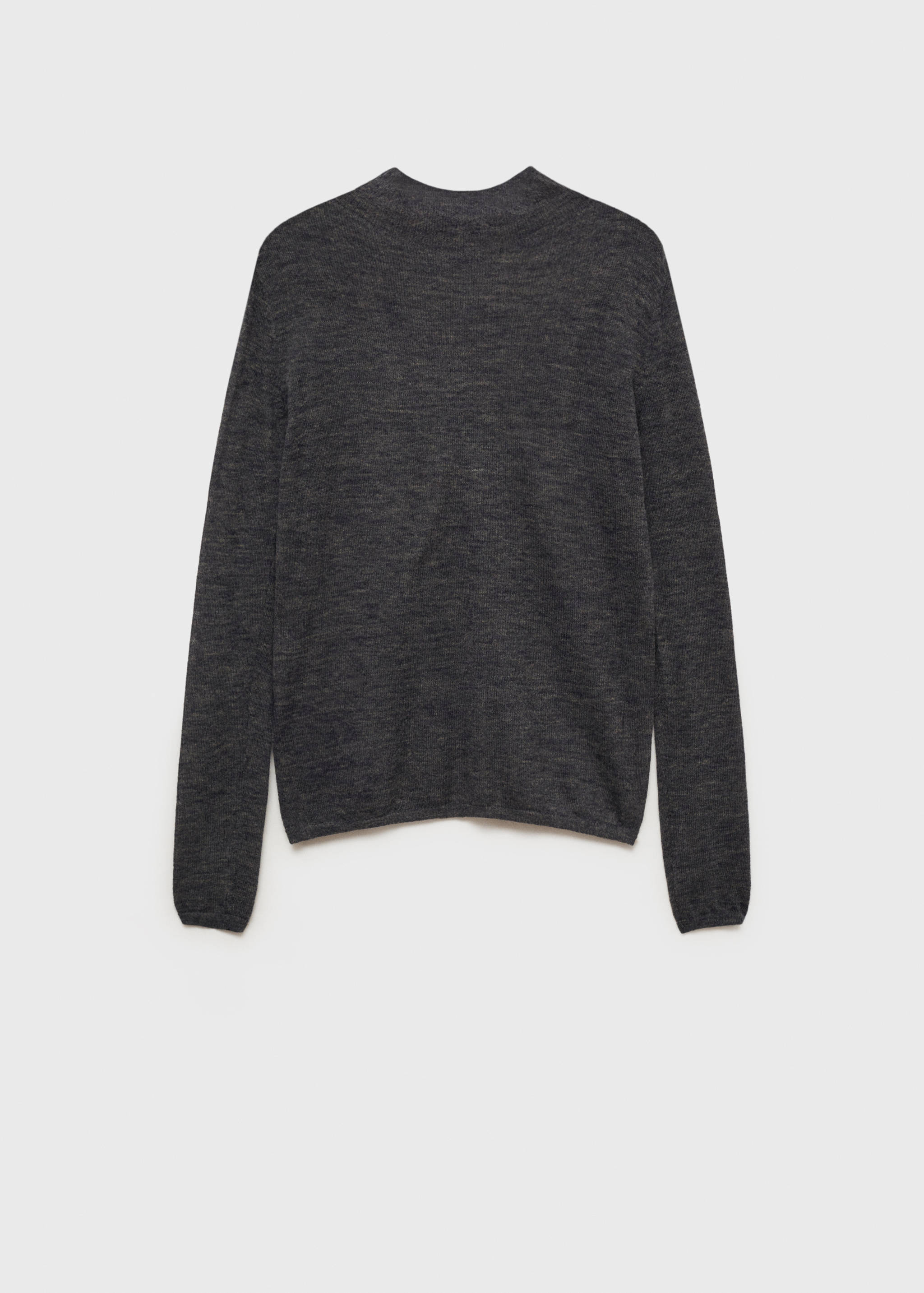 Fine-knit sweater with perkins neck - Article without model