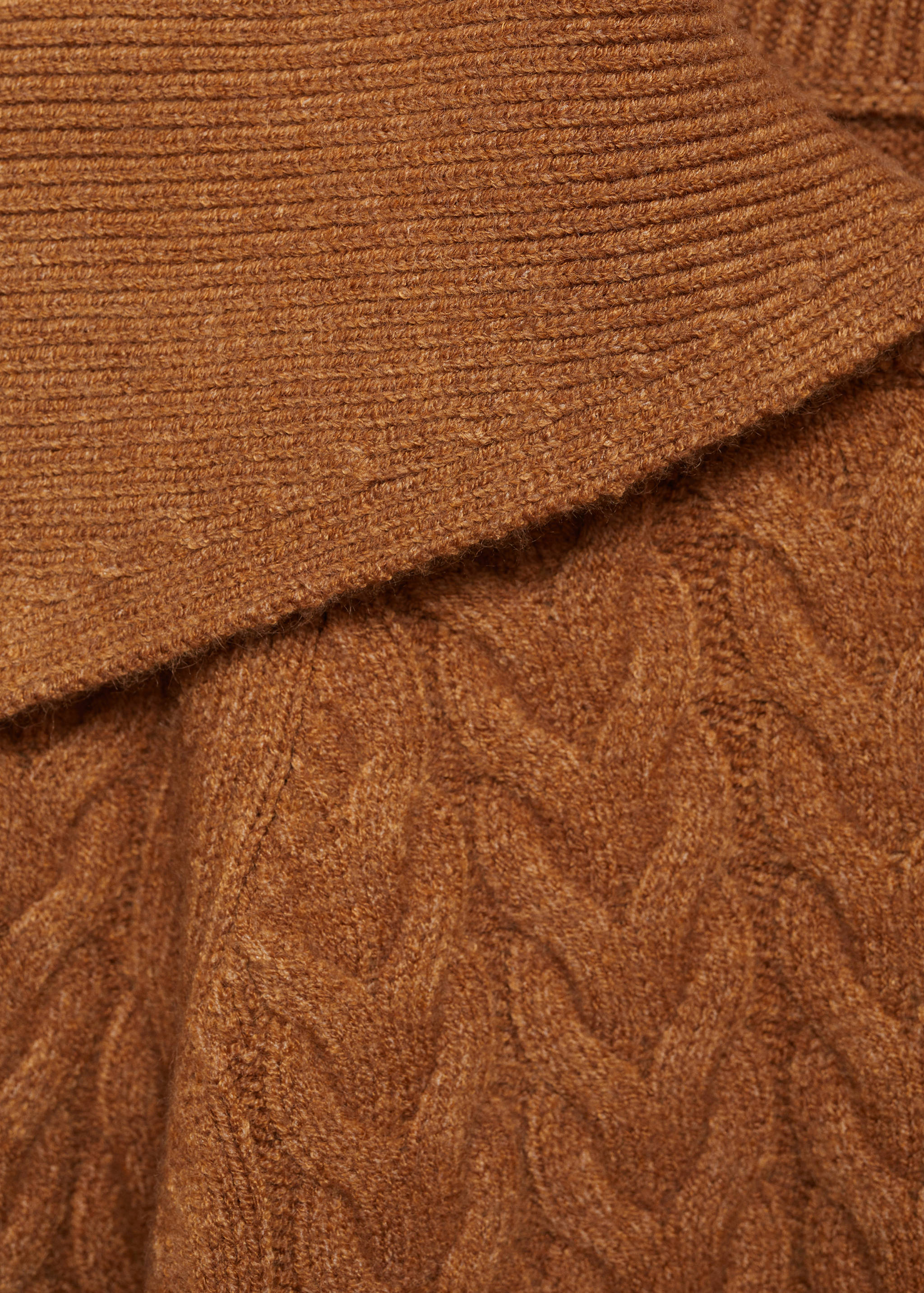 Braided sweater with lapel collar - Details of the article 8
