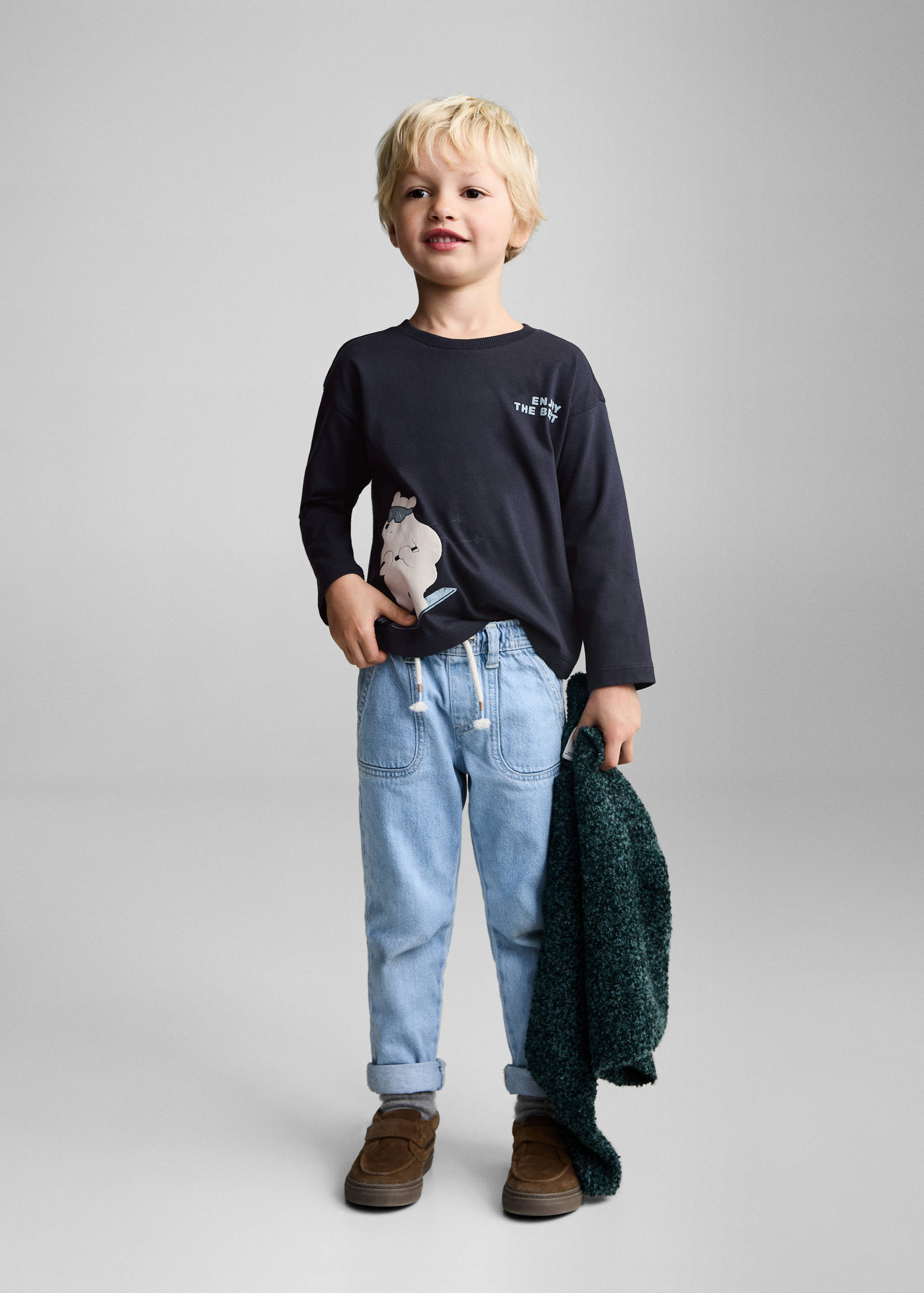 Printed long sleeve t-shirt - General plane