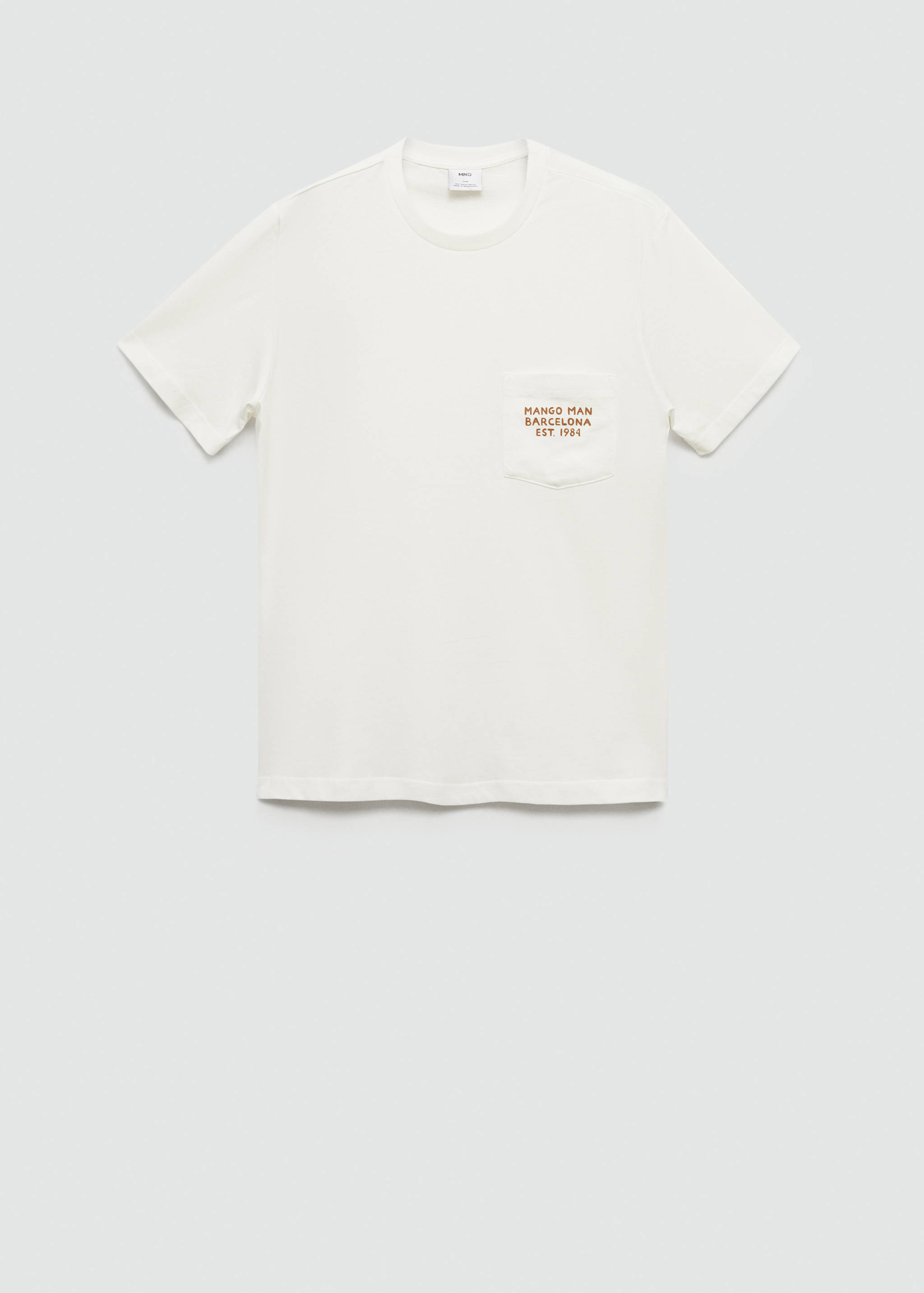 T-shirt 100 % coton texte - Article sans modèle