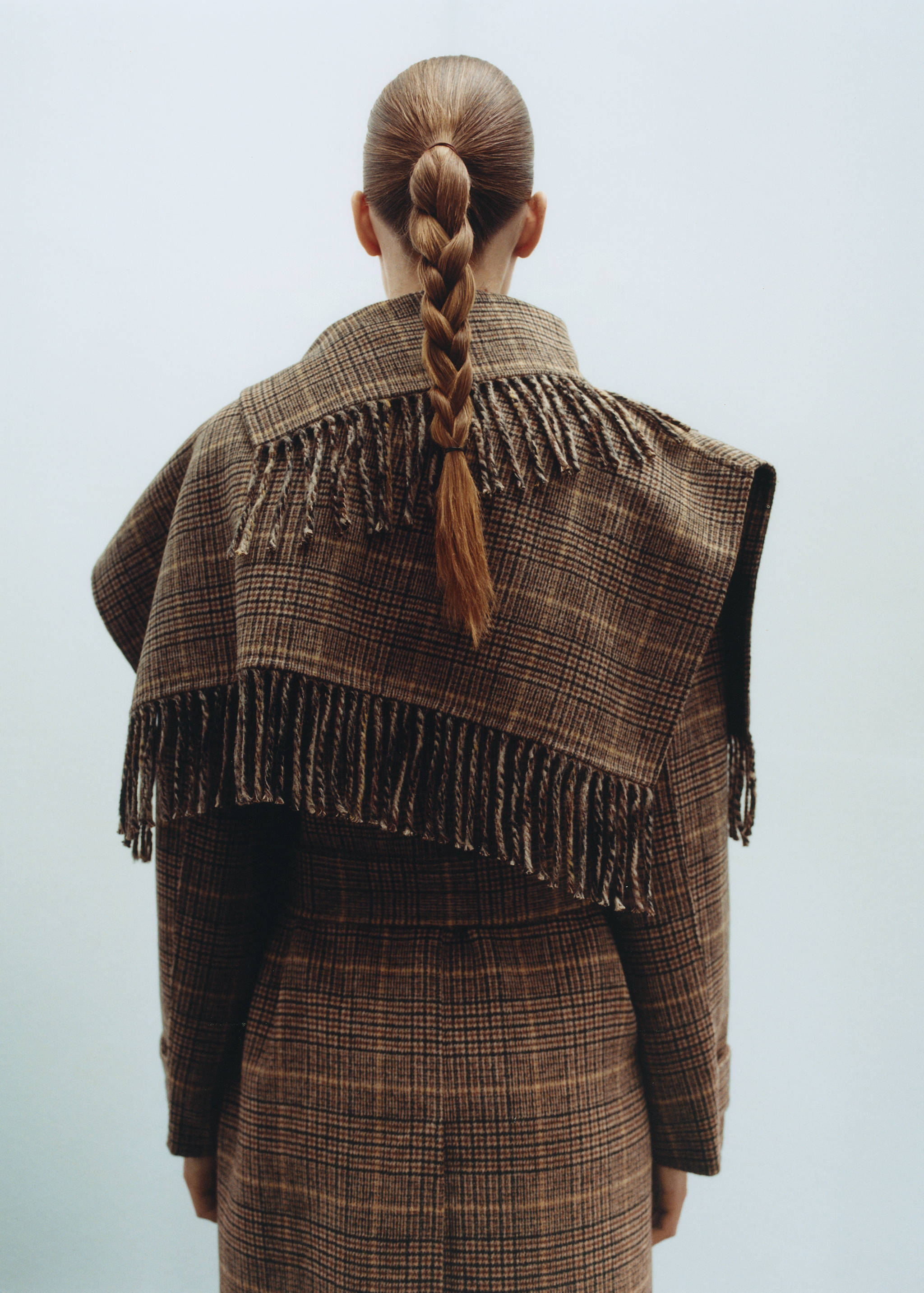 Wool-blend micro-houndstooth coat - Details of the article 7