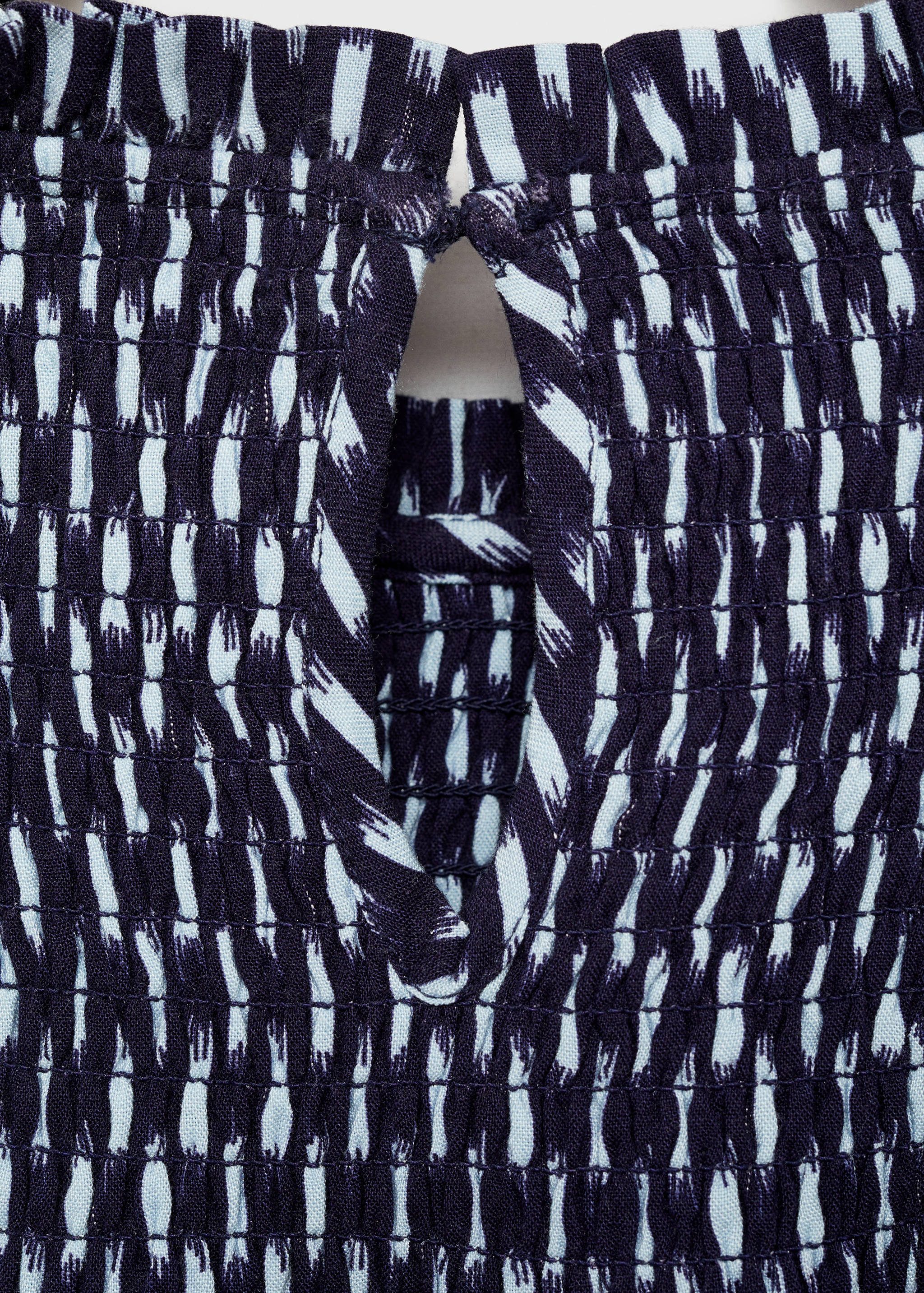 Ruched printed blouse - Details of the article 0