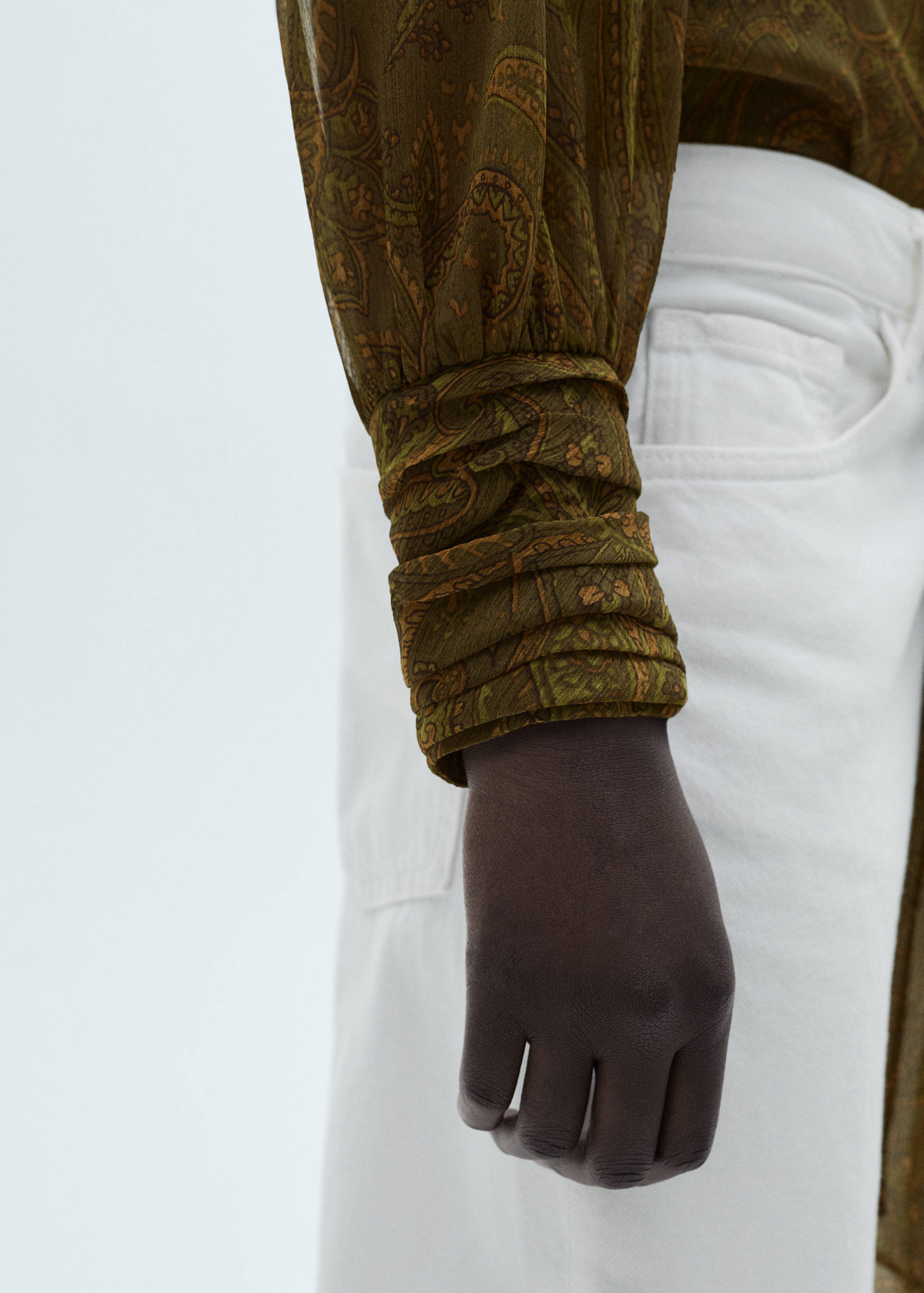 Bow printed blouse - Details of the article 6