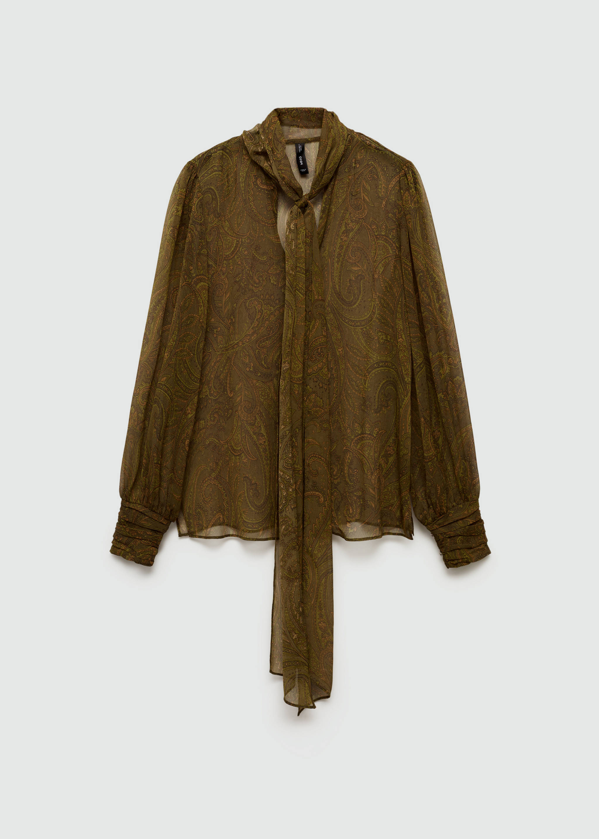 Bow printed blouse - Article without model