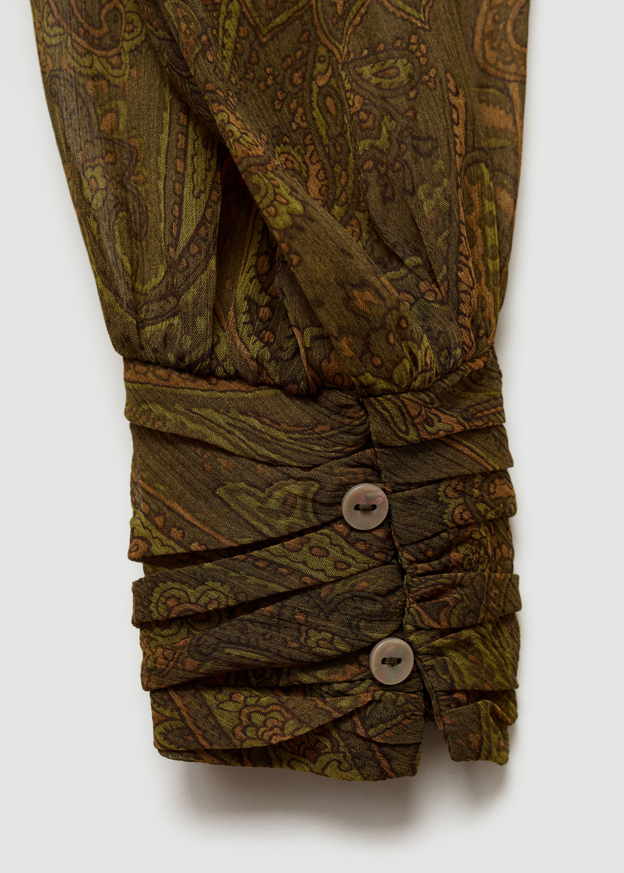 Bow printed blouse - Details of the article 0