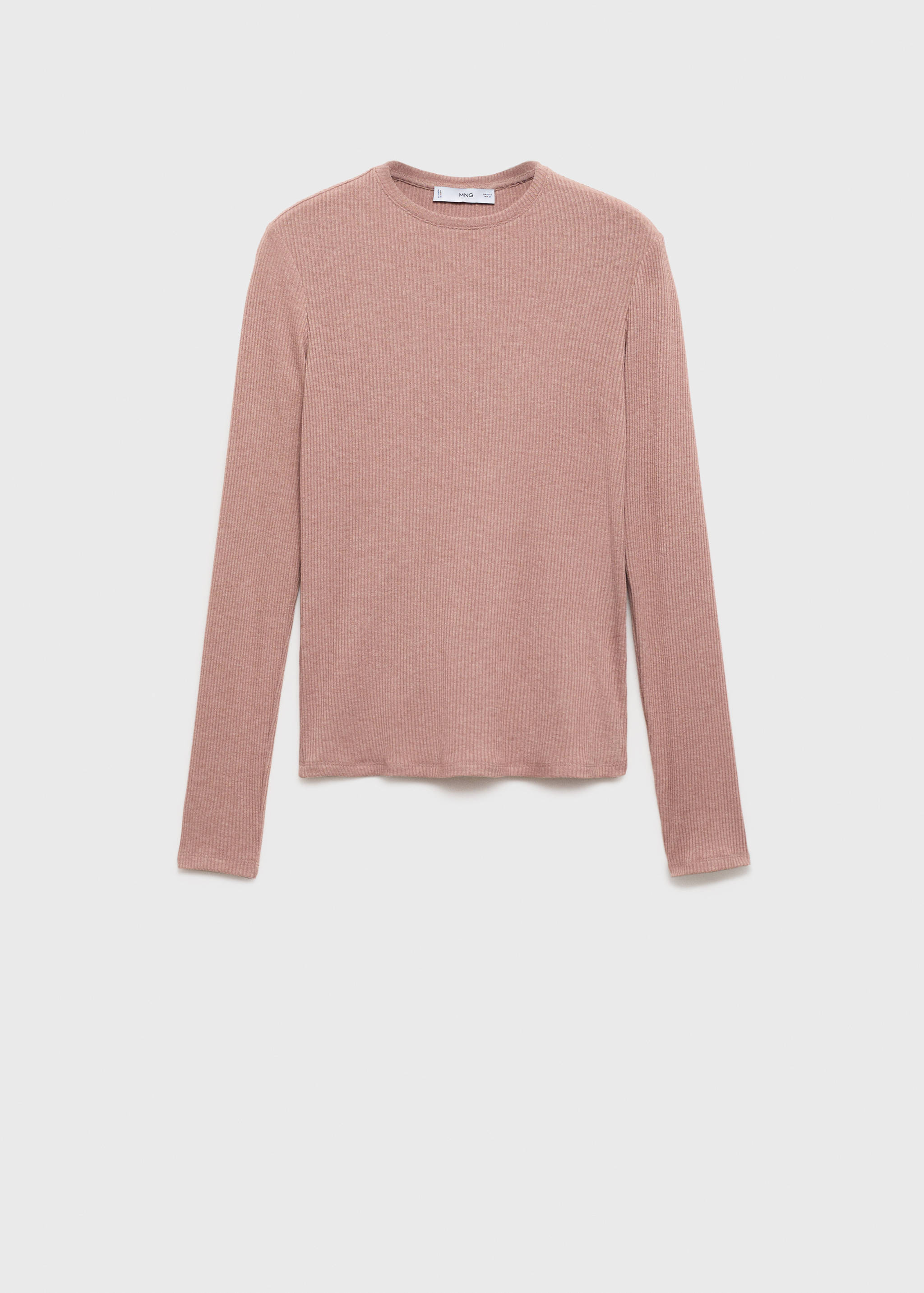 T-shirt maille côtelée - Article sans modèle