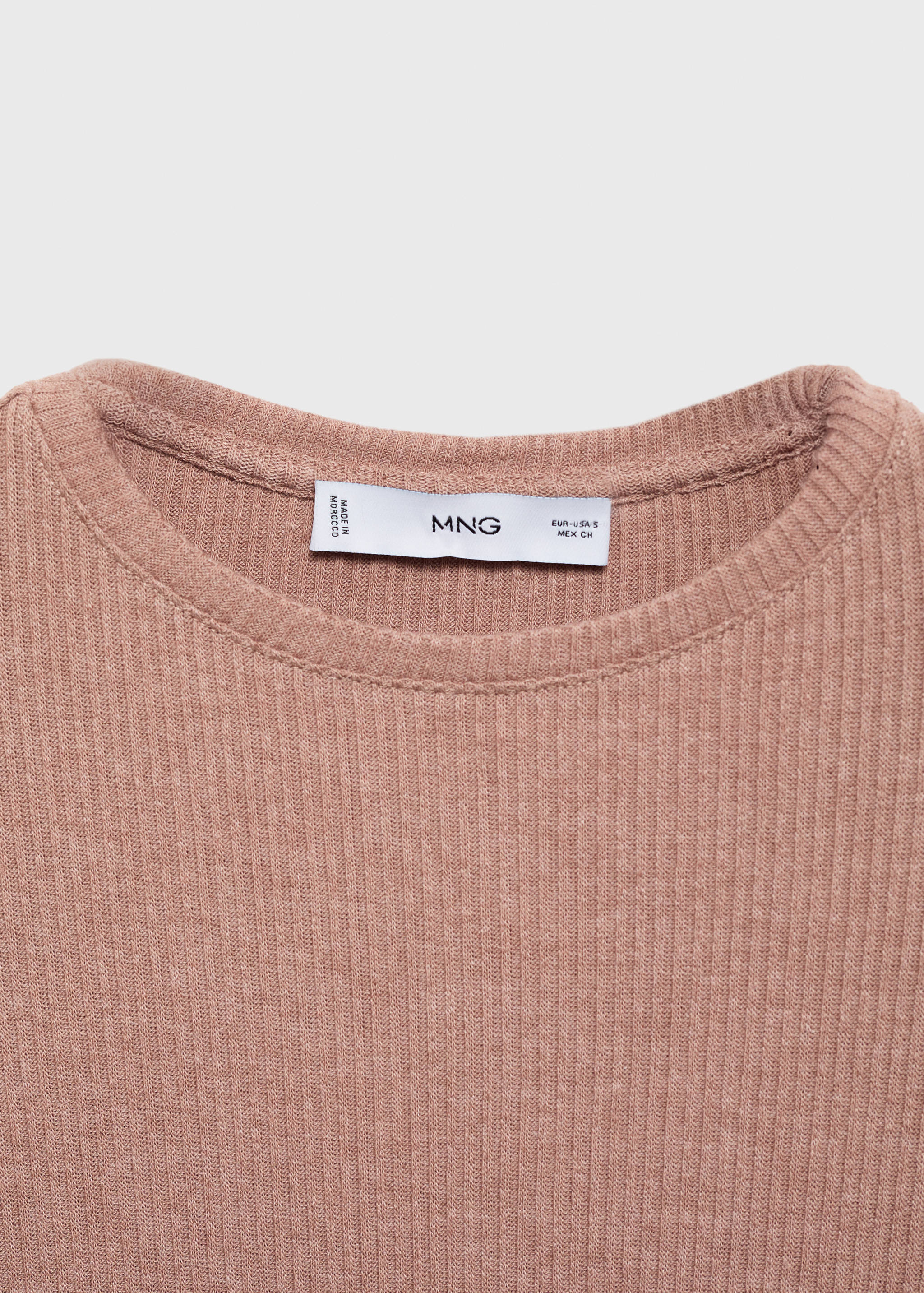 T-shirt maille côtelée - Détail de l'article 8