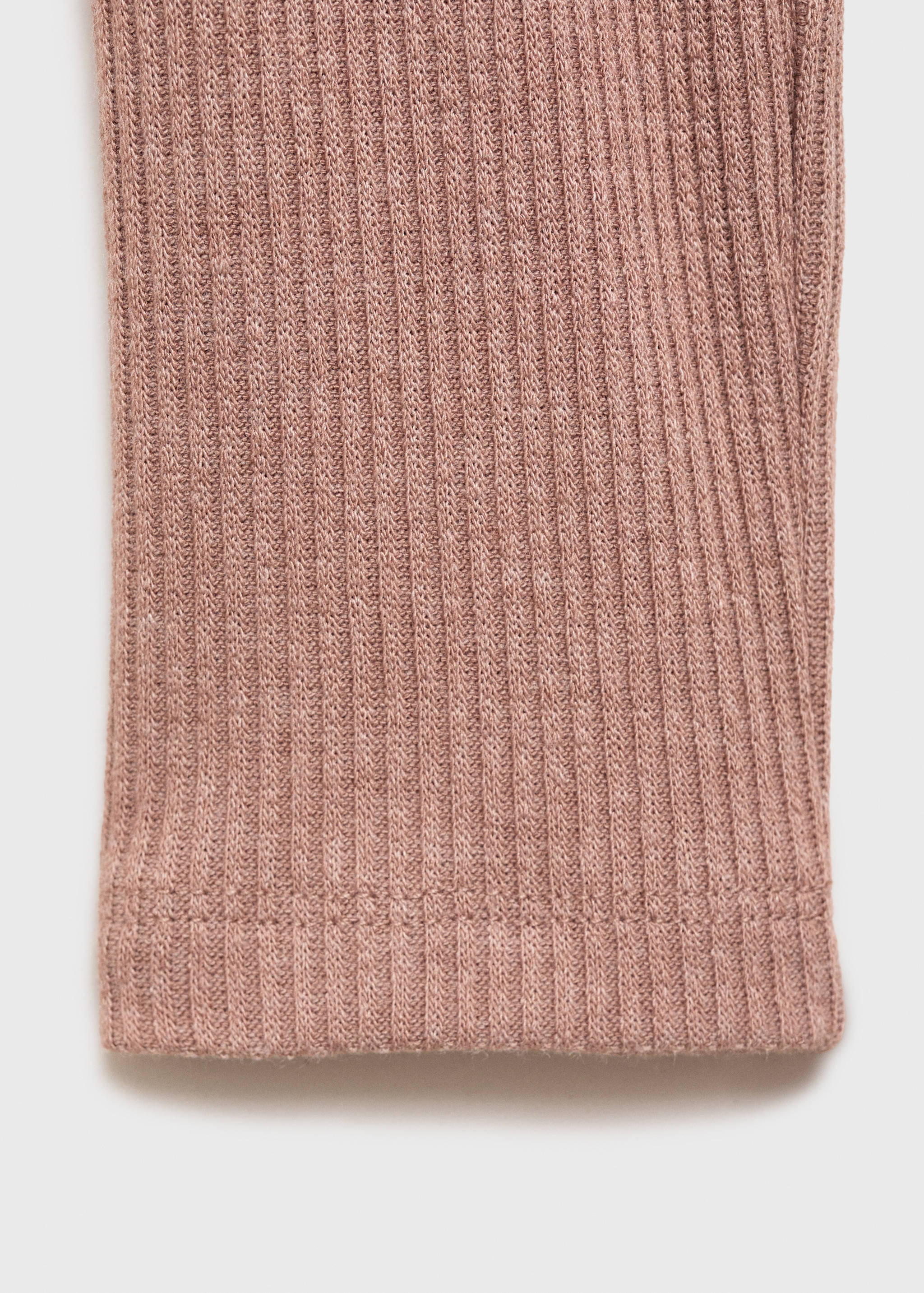 T-shirt maille côtelée - Détail de l'article 0