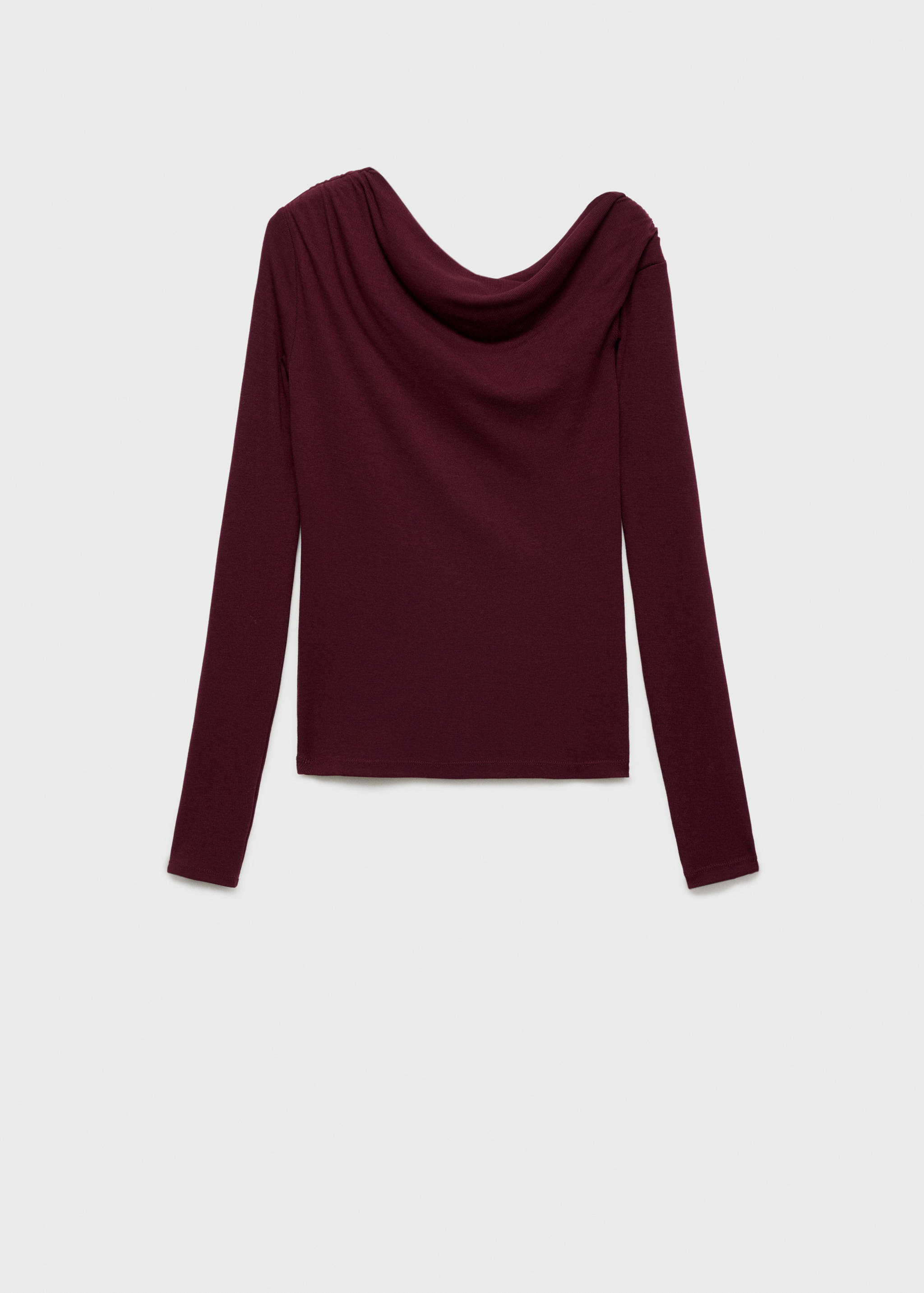 T-shirt asymétrique drapé - Article sans modèle