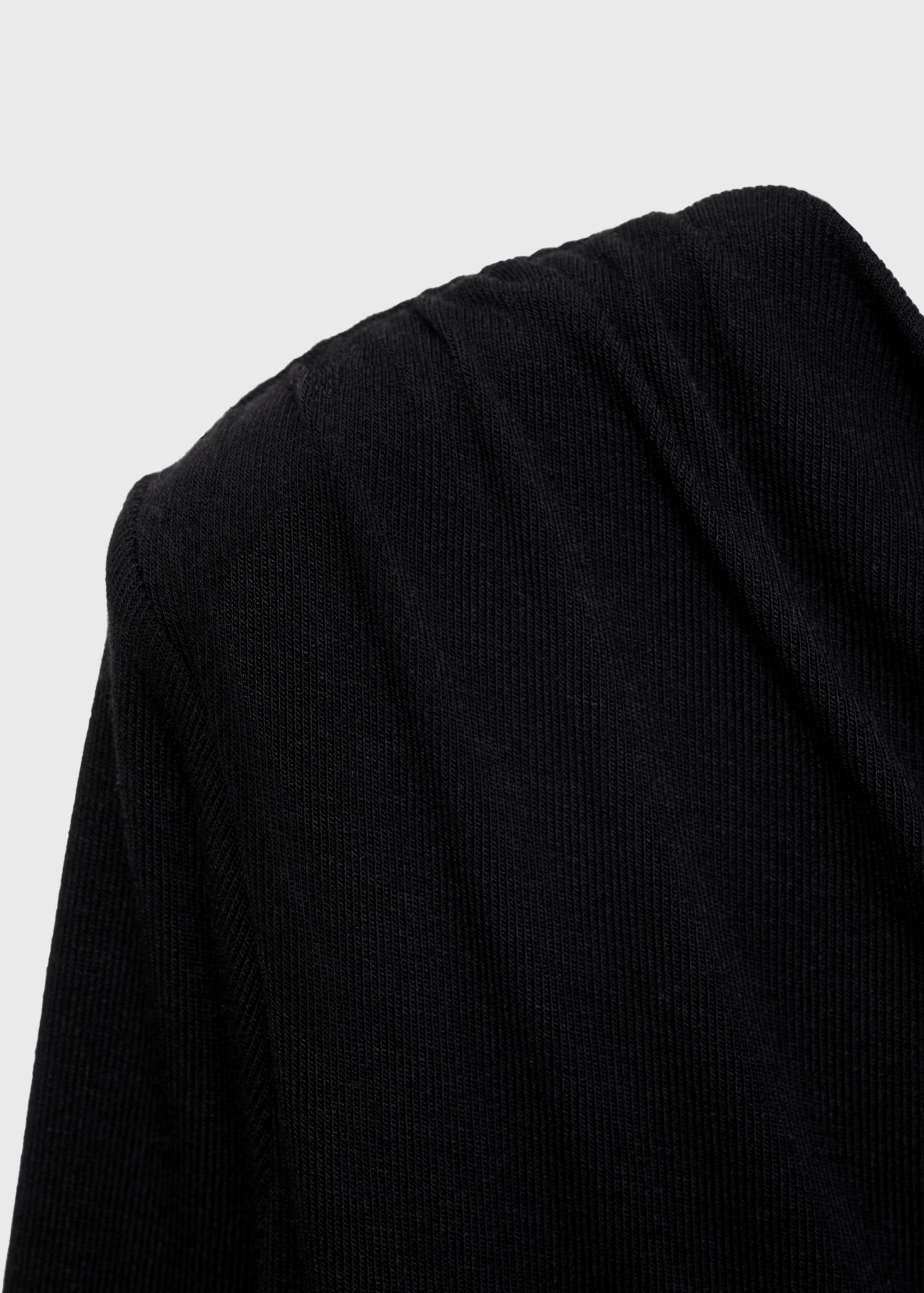 Асимметричный лонгслив с драпировкой - Деталь изделия 8