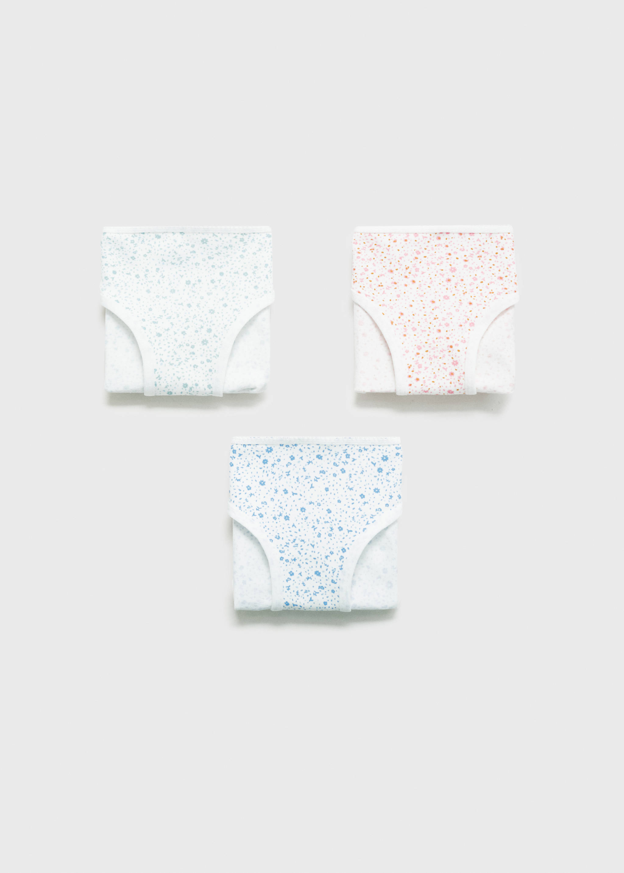 3 pack of printed cotton panties - Article without model
