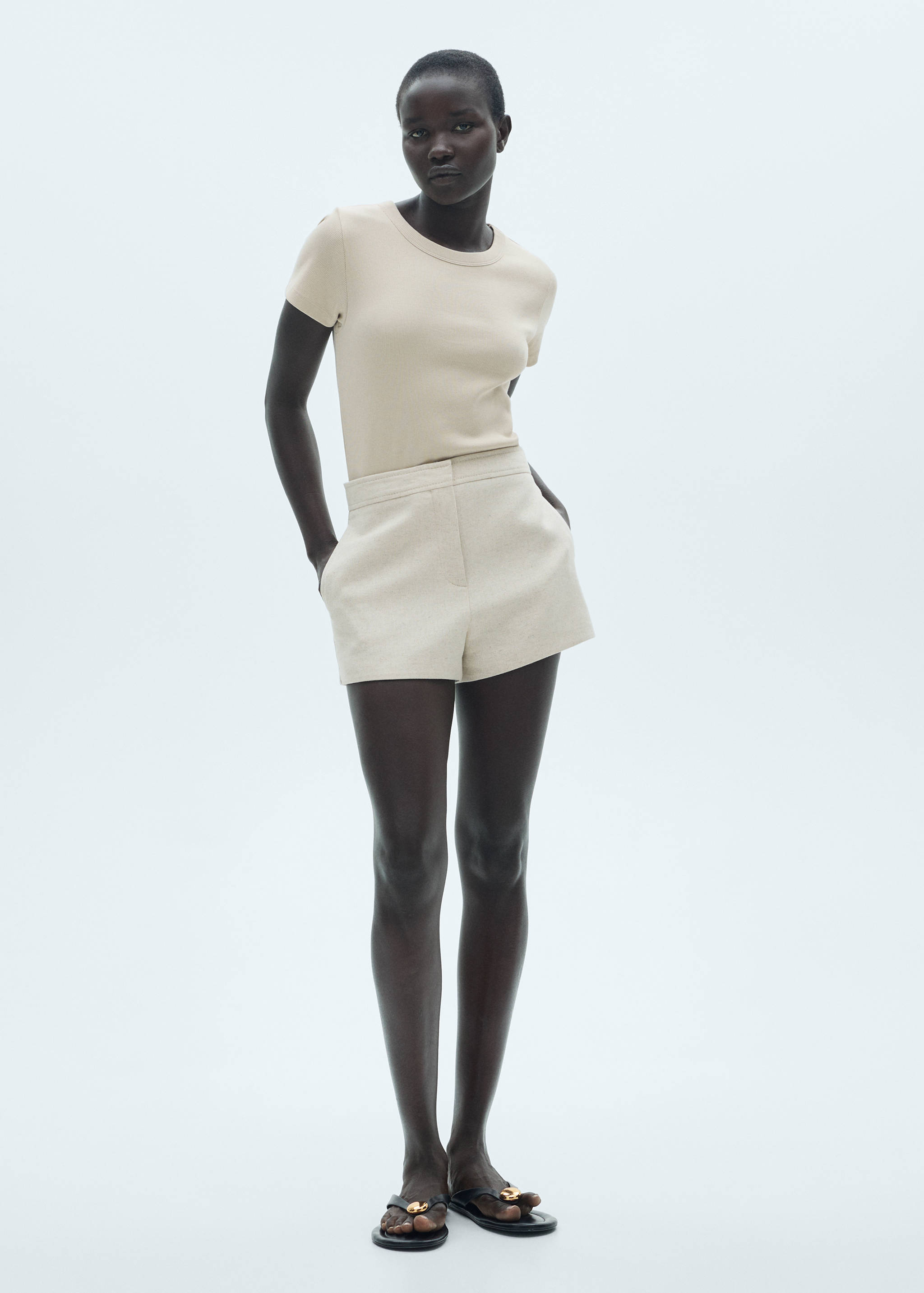 T-shirt coton manches courtes - Plan général