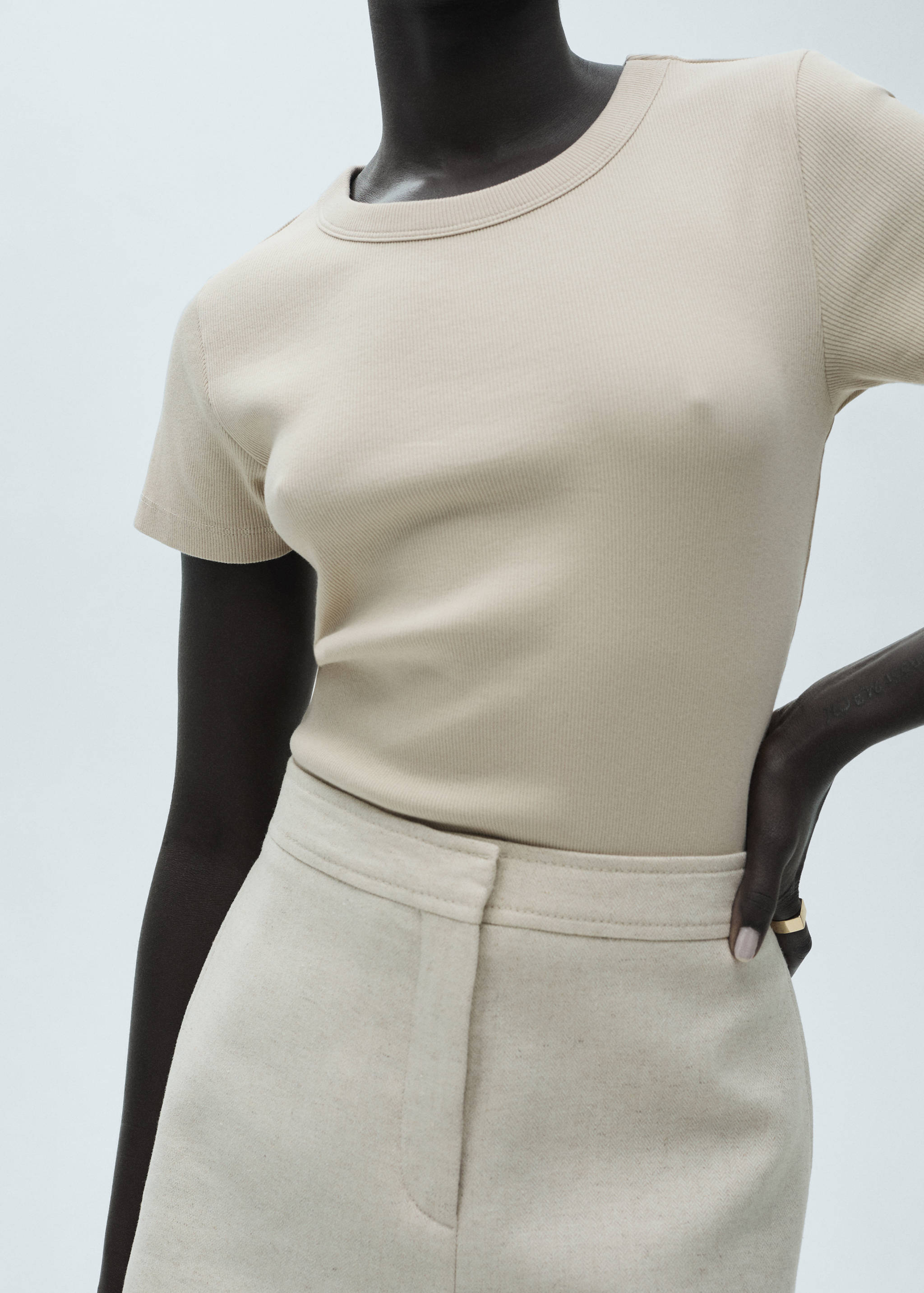 T-shirt coton manches courtes - Détail de l'article 1